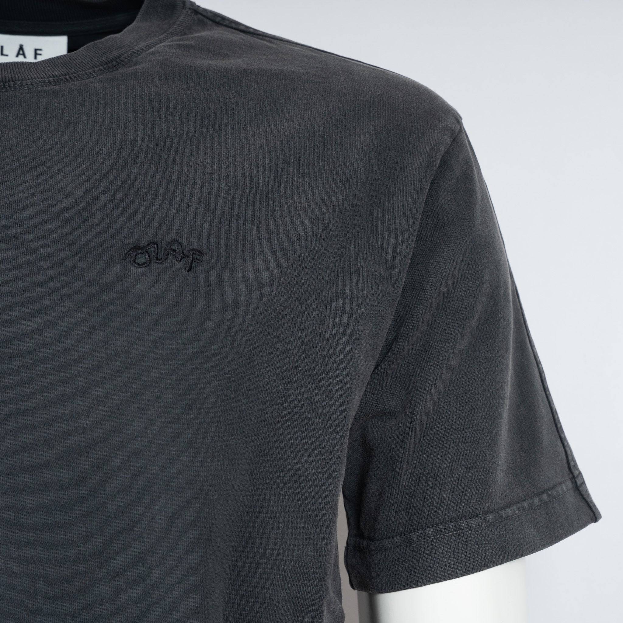 Olaf T-Shirt Grijs | Washed Signature Tee