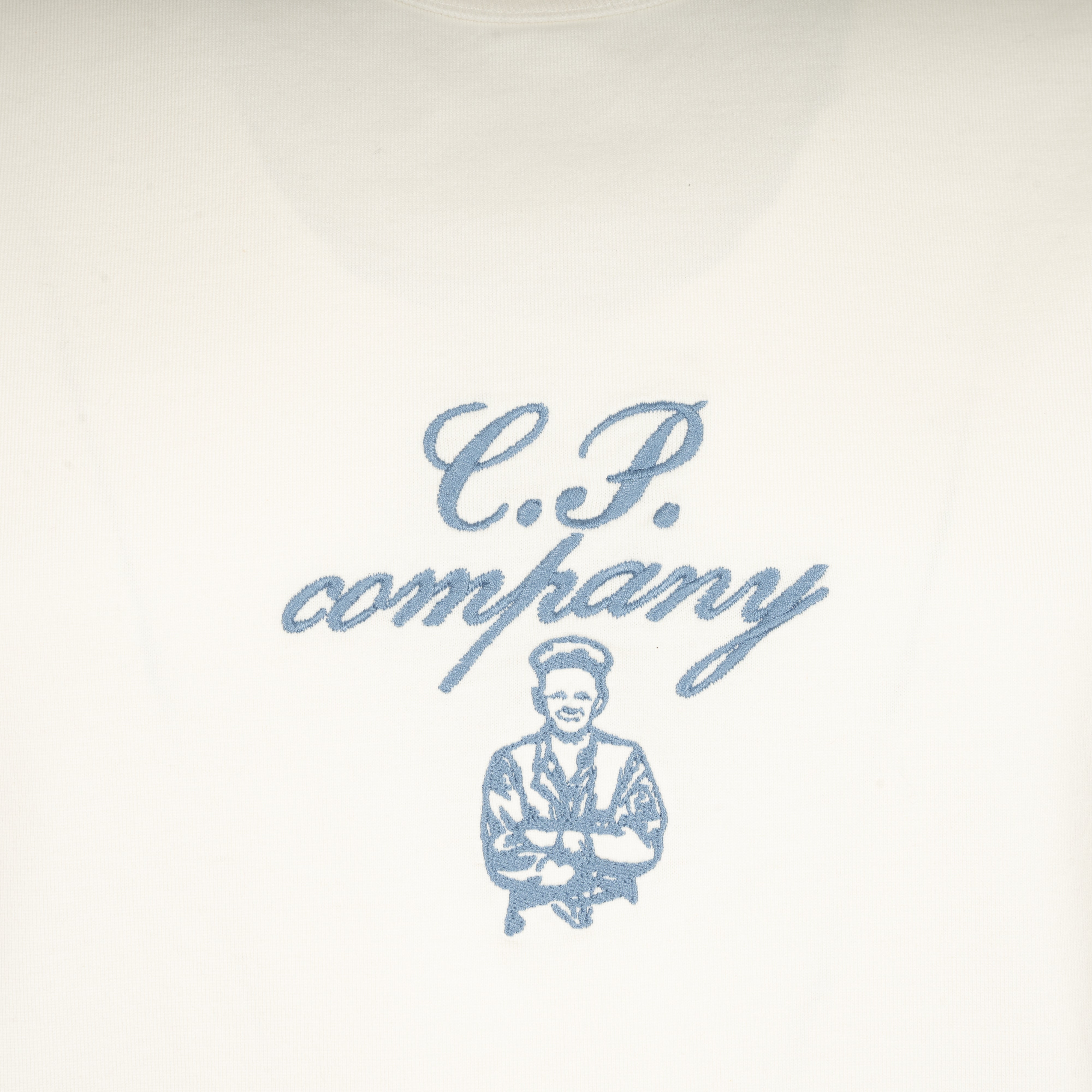 CP Company T-Shirt Creme | 30/2 Mercerized Jersey