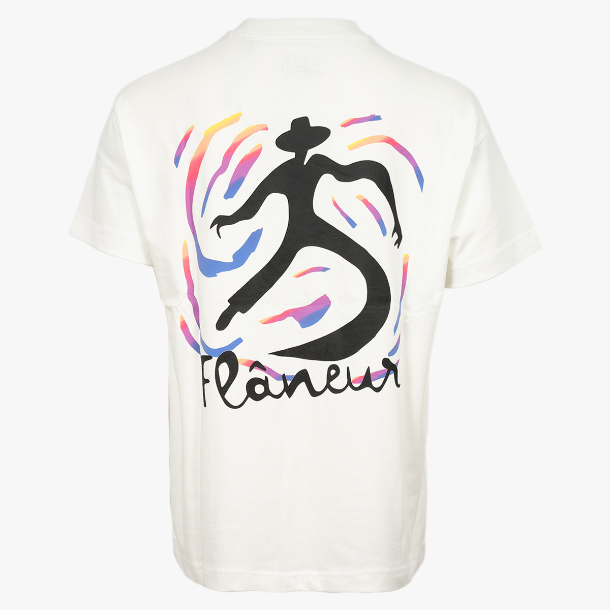 Flaneur Shirt met Backprint Wit | Swirl Shirt