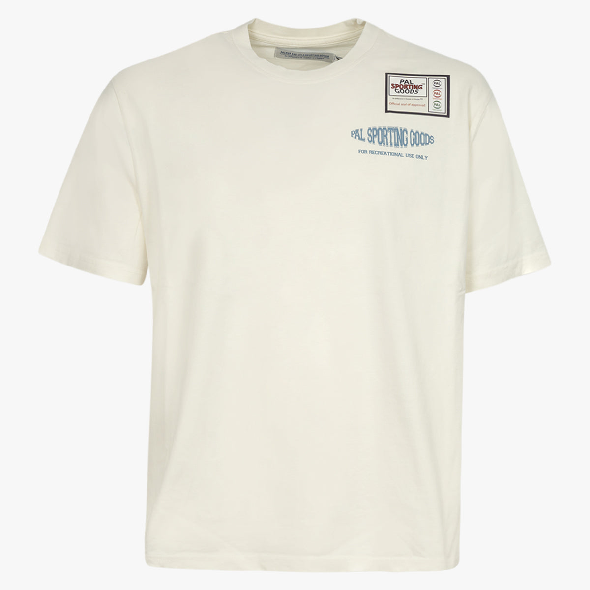 Pal Sporting Goods T-Shirt met Backprint Wit | Recreational Use Only