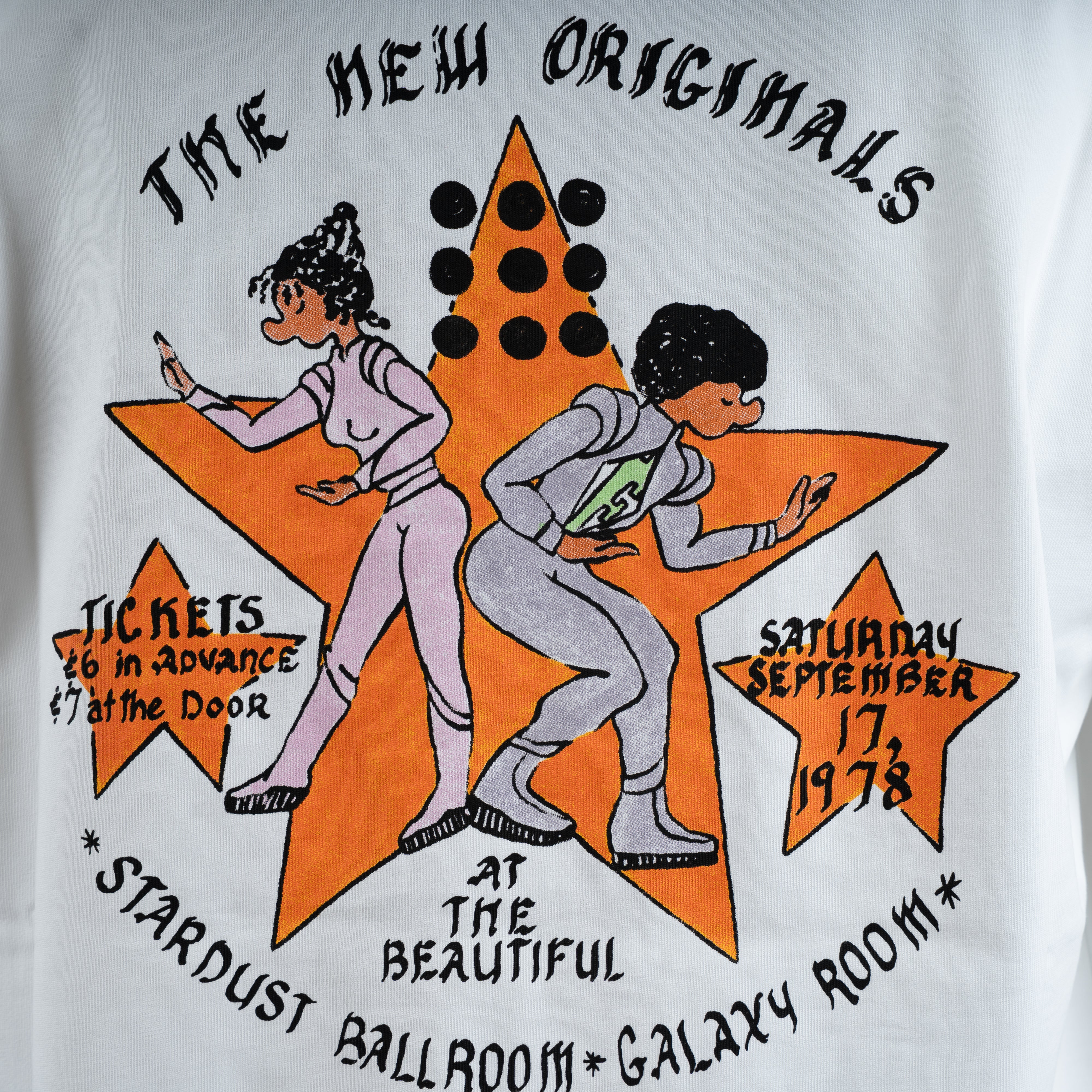 The New Originals T-Shirt Backprint Wit | Stardust Tee