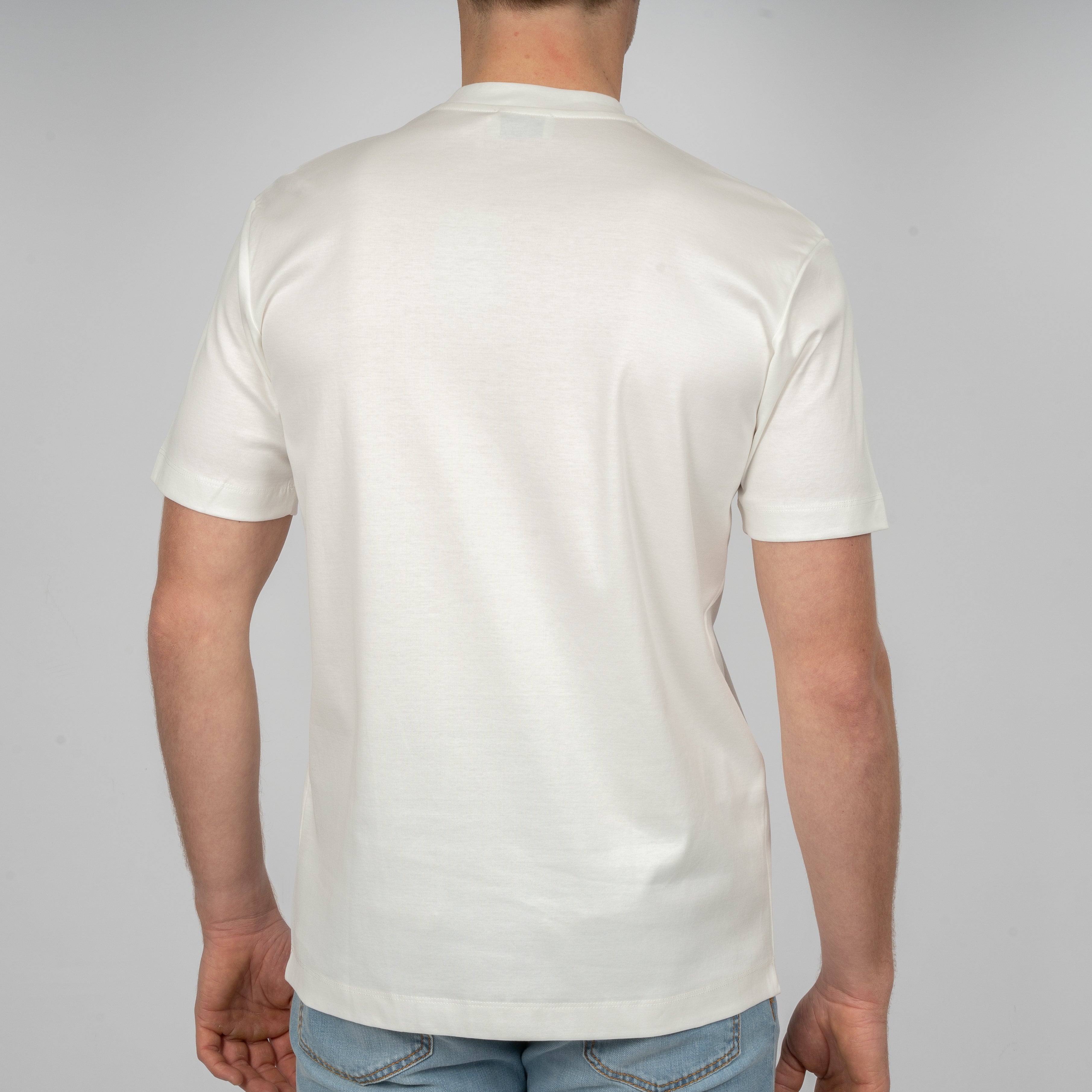 Valenza T-Shirt Off-White | Interlock Supima Cotton