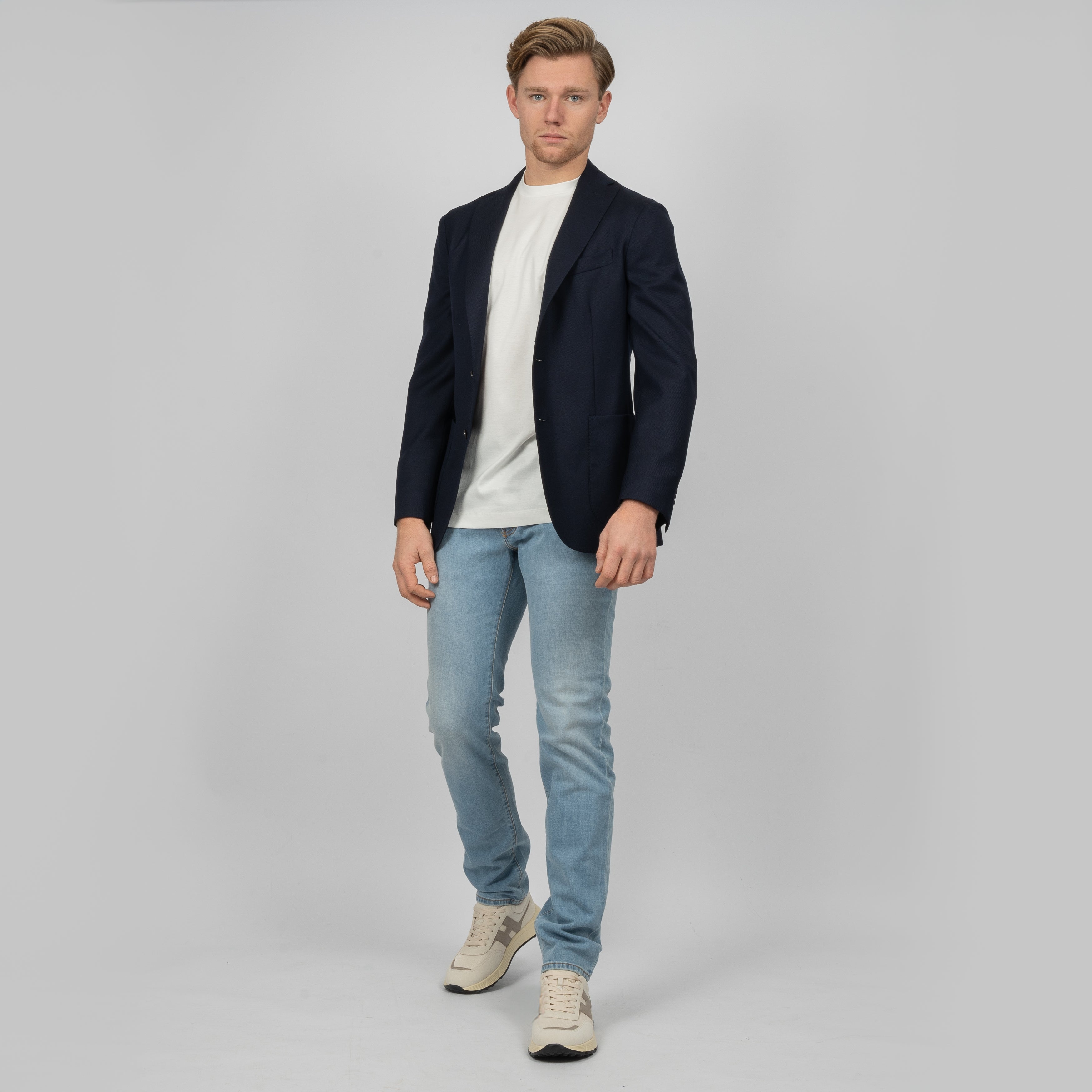 Valenza T-Shirt Off-White | Interlock Supima Cotton