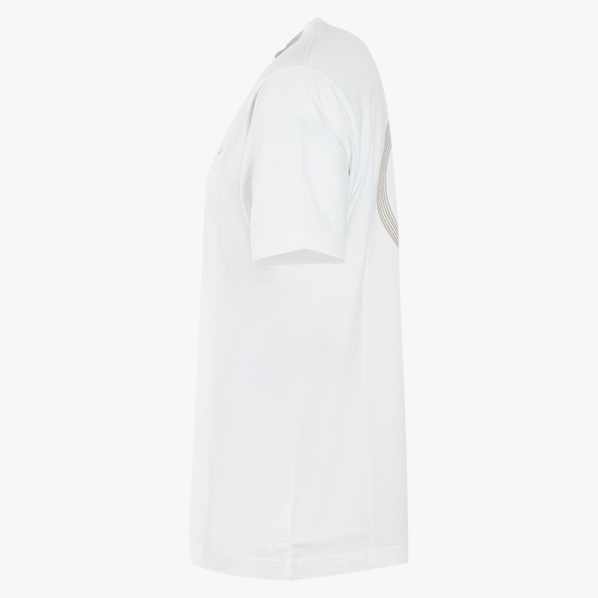 Olaf T-Shirt met Backprint Wit | Lined Face Tee