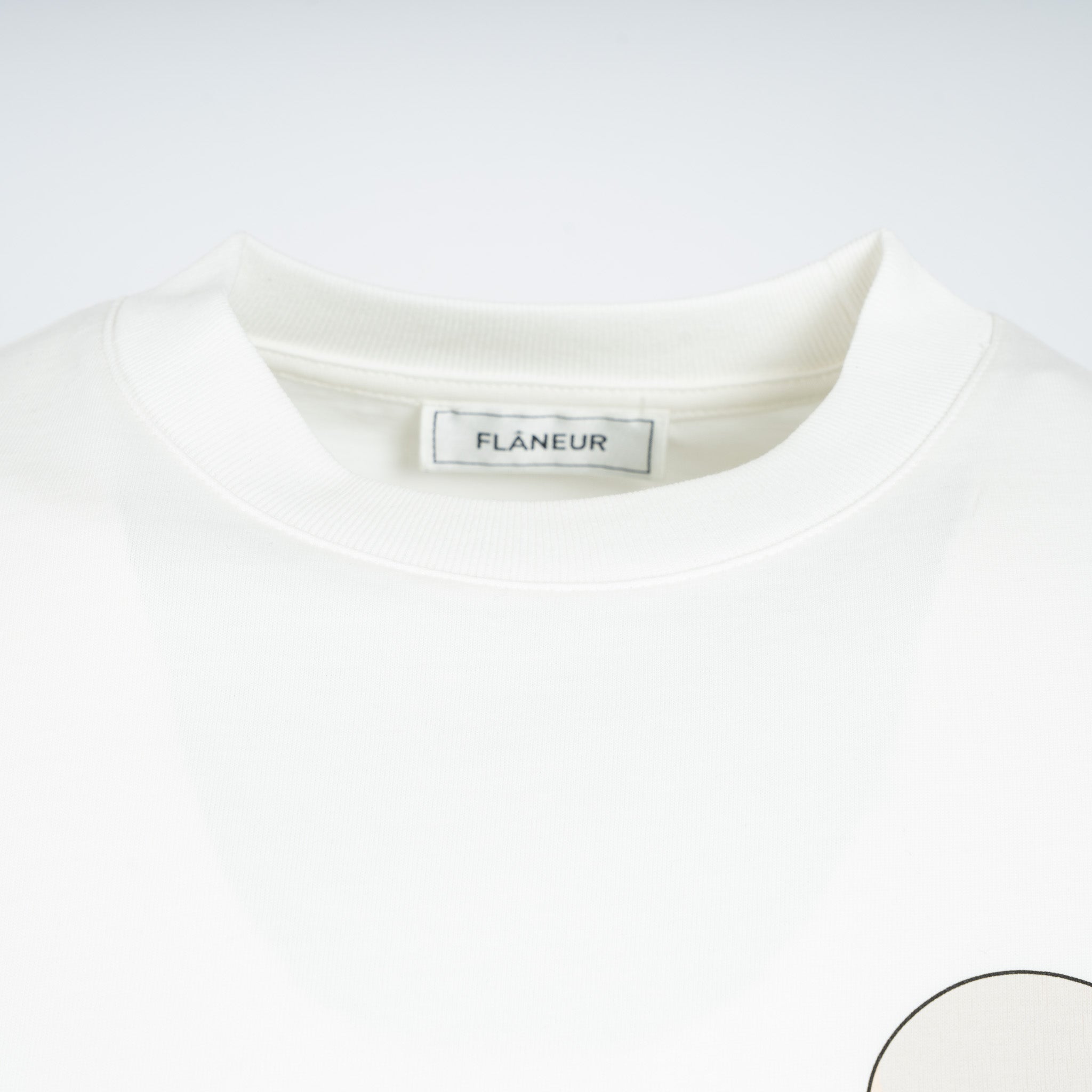 Flaneur T-shirt wit | AÉRONAUTIQUE