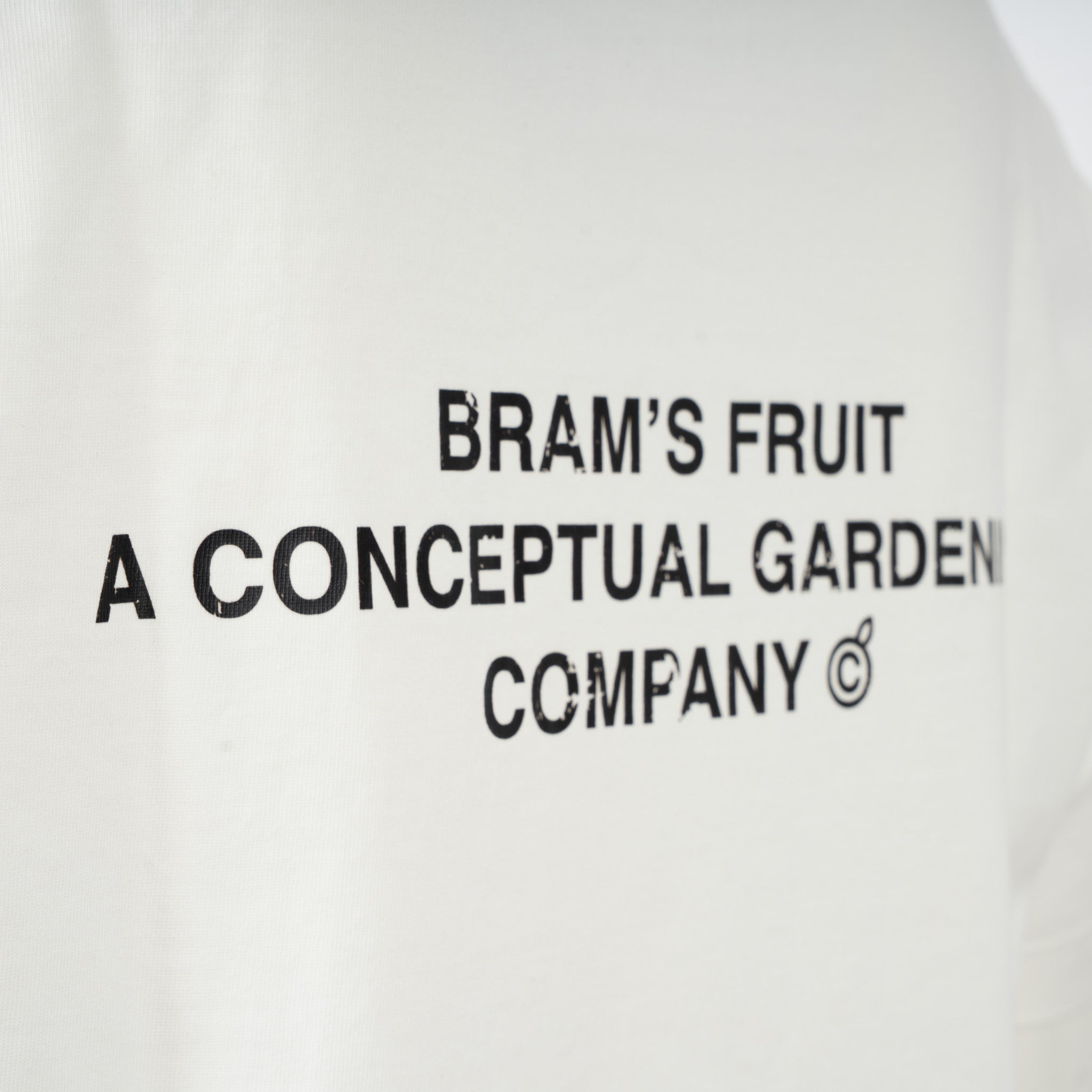Bram's Fruit T-Shirt Backprint Wit | Stamp