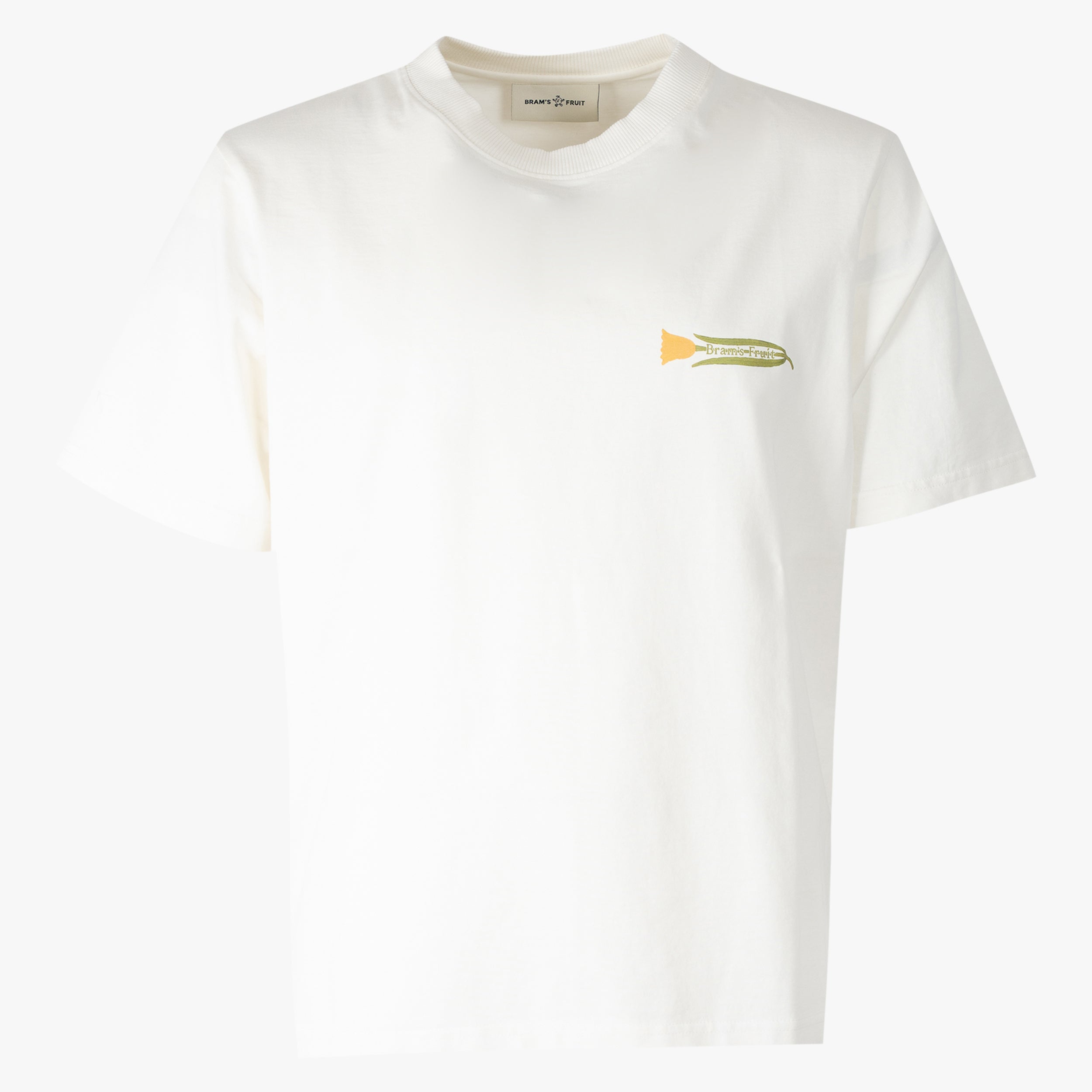 Bram's Fruit T-Shirt Backprint Wit | Botanical Tee