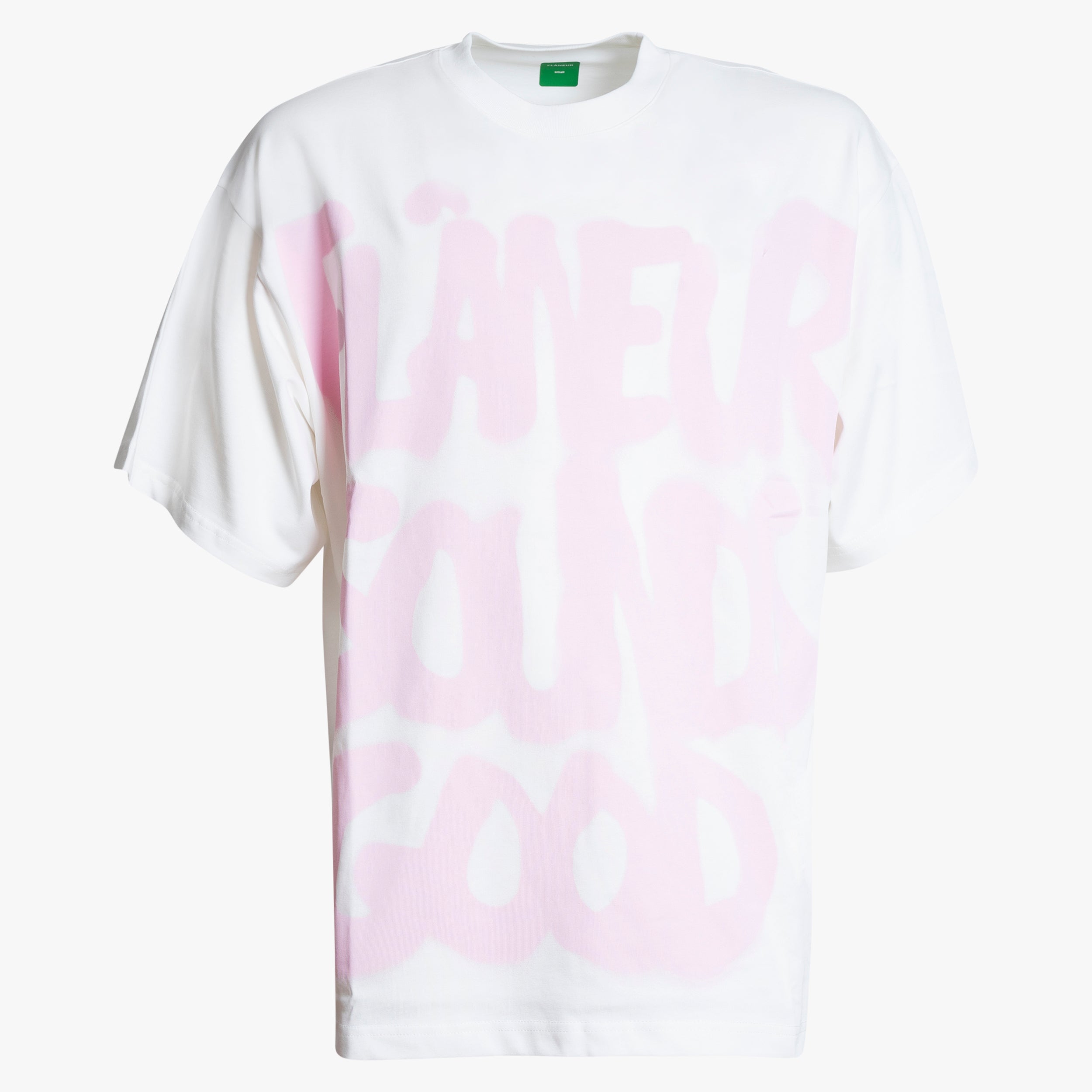 Flaneur T-Shirt Wit | Sounds Good Spray