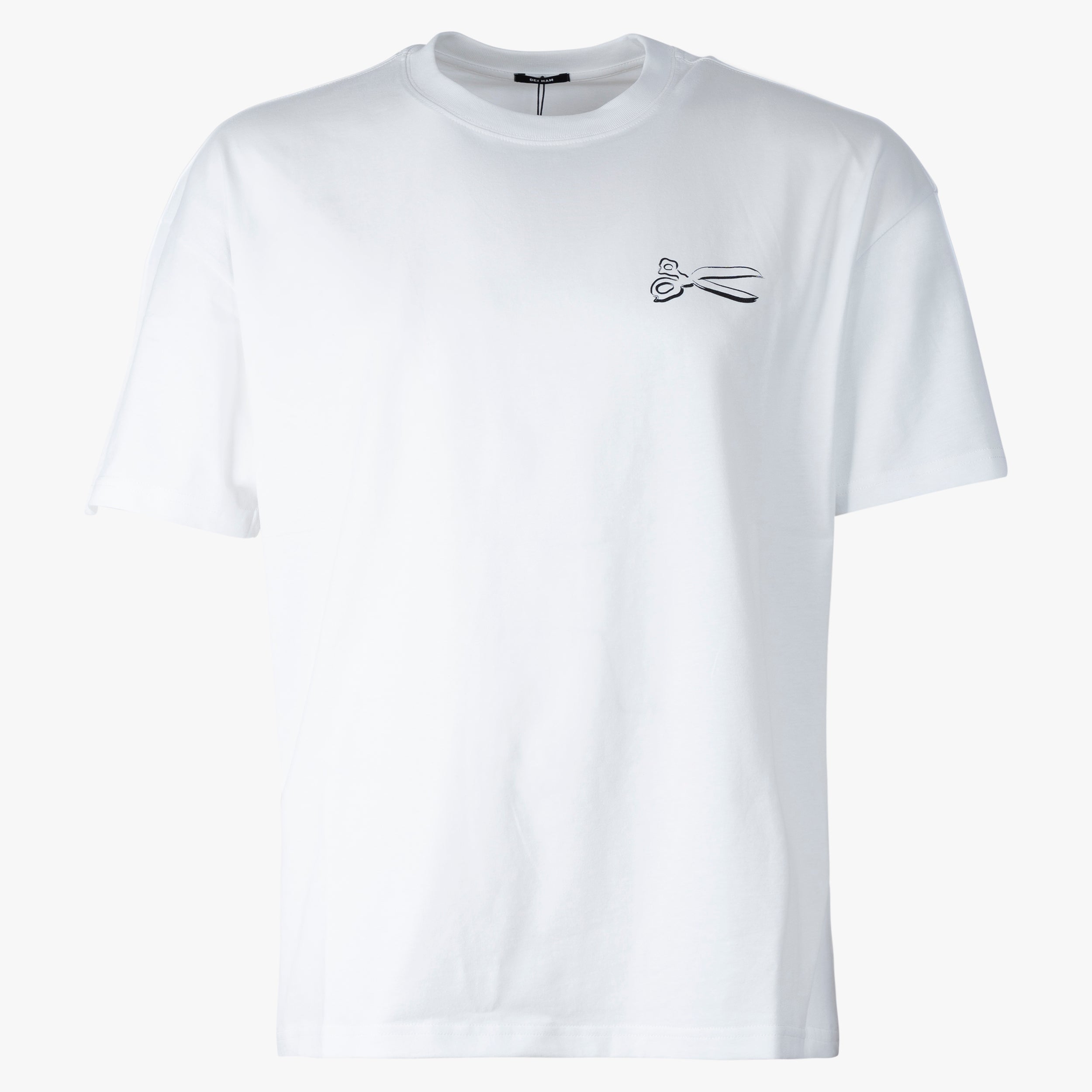Denham T-Shirt Backprint Wit | Cooper Graphic Tee