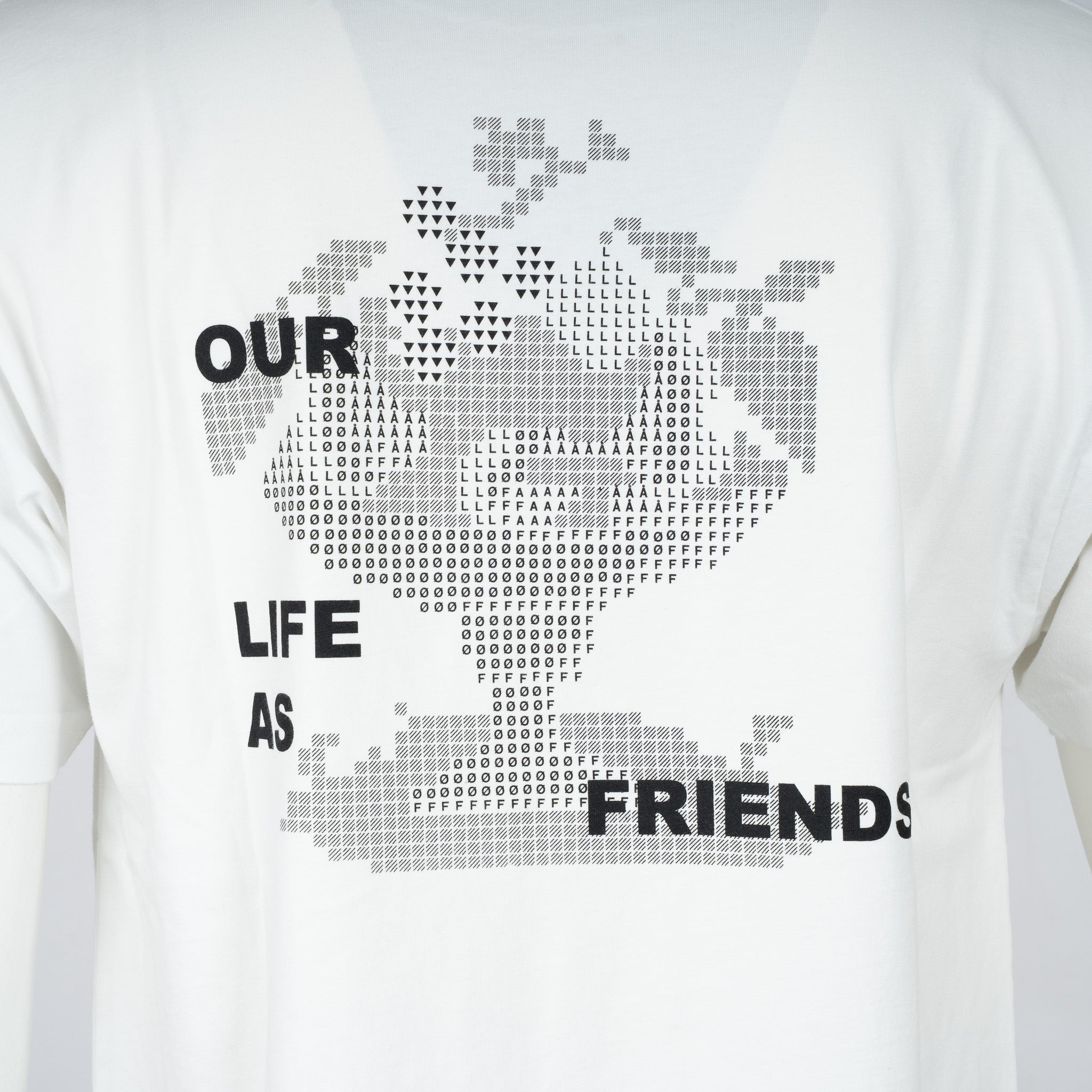 Olaf T-Shirt Backprint Wit | Crafted Fruit Bowl