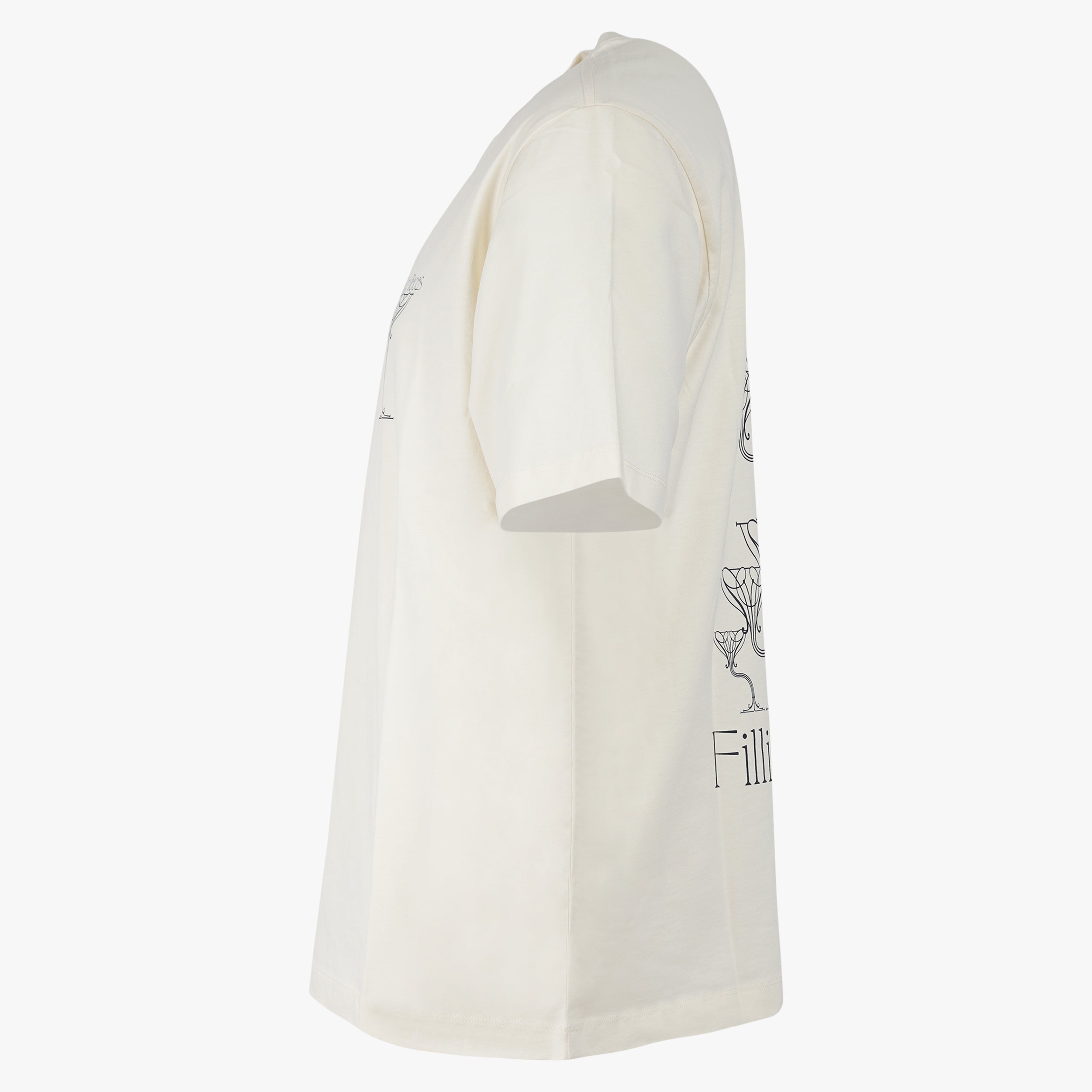 Filling Pieces T-Shirt Backprint Crème | Champagne