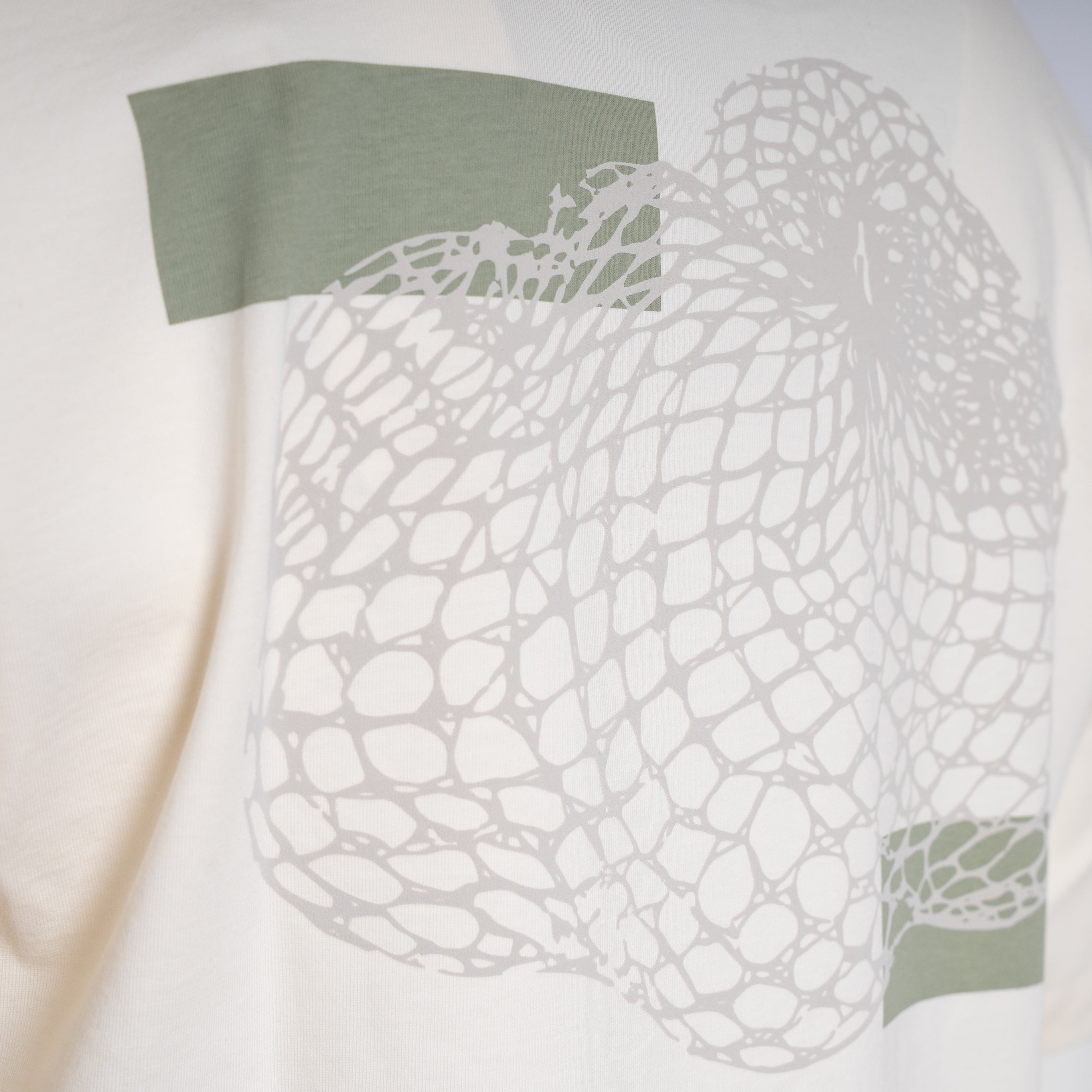 Filling Pieces T-Shirt Backprint Crème | Citrus