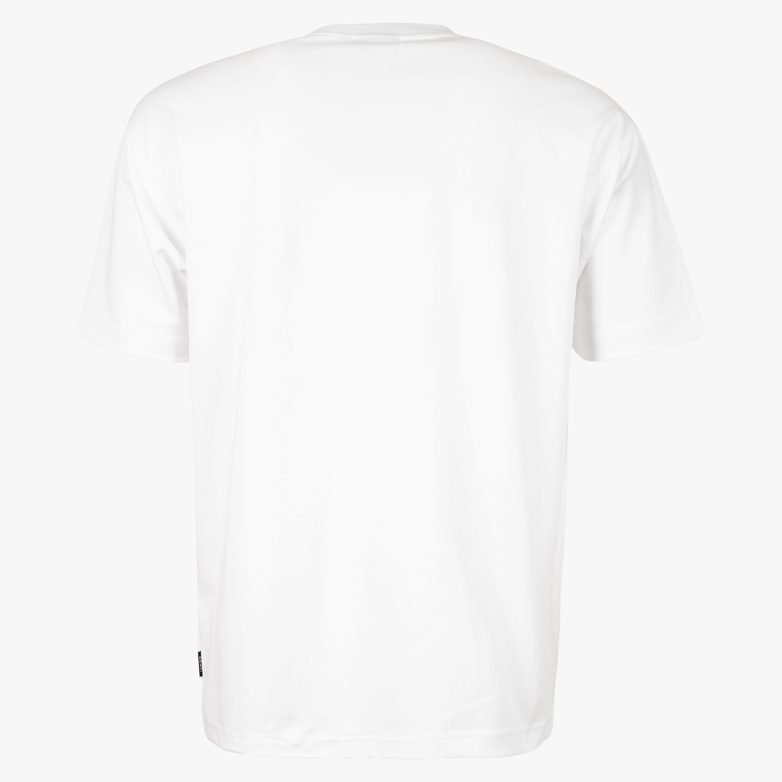 Genti T-Shirt Wit | Relaxed Fit Cotton Tech