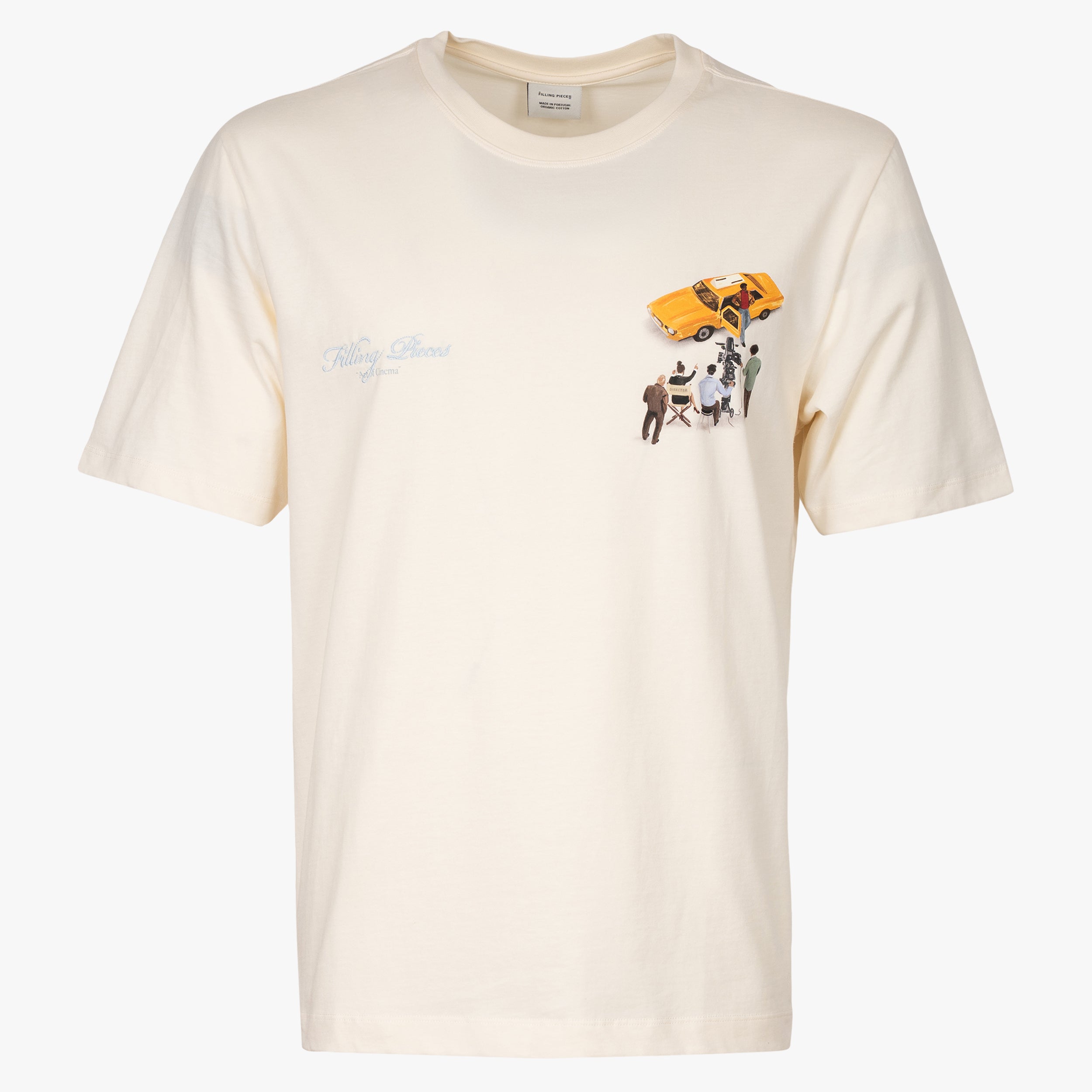 Filling Pieces T-Shirt Backprint Crème | Film Set