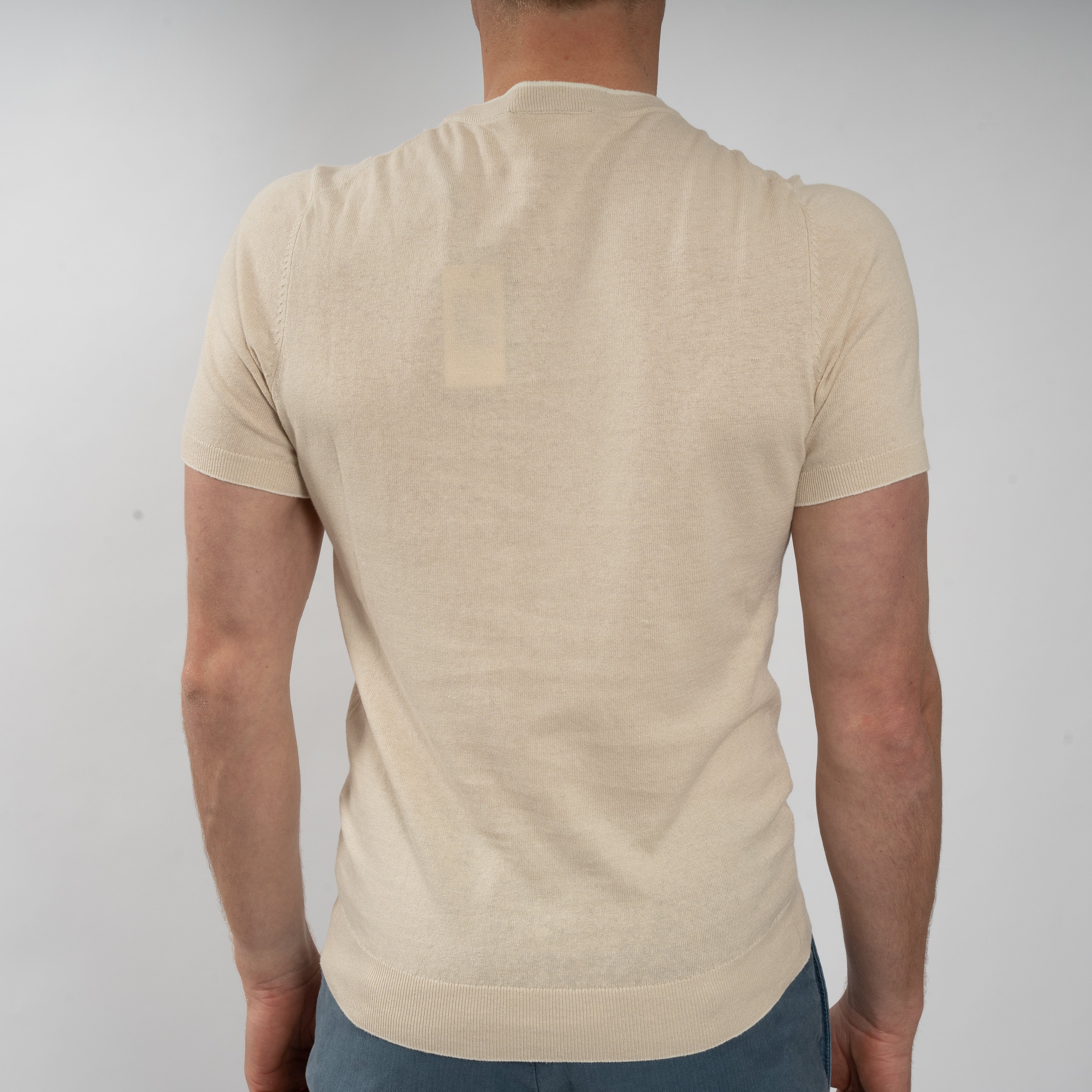 SEVEN DIALS Linnen T-Shirt Beige | Bennett