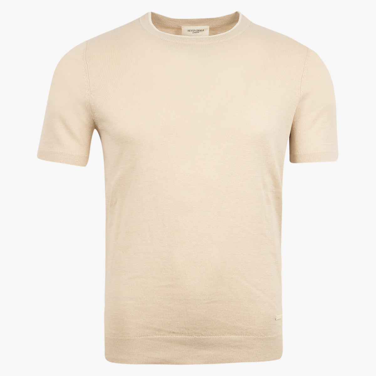 SEVEN DIALS Linnen T-Shirt Beige | Bennett