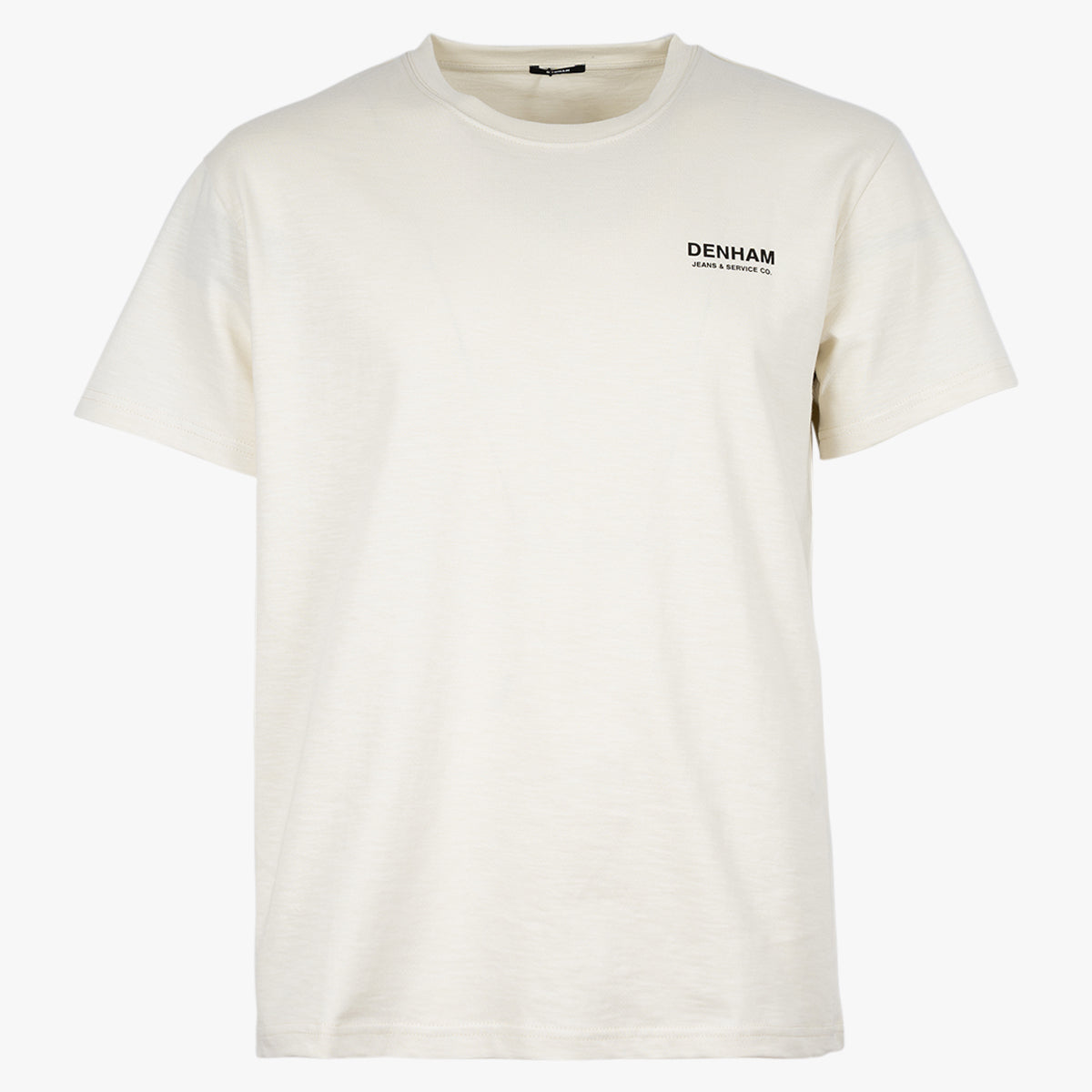 Denham T-Shirt met Backprint Ecru | Love Fades Tee