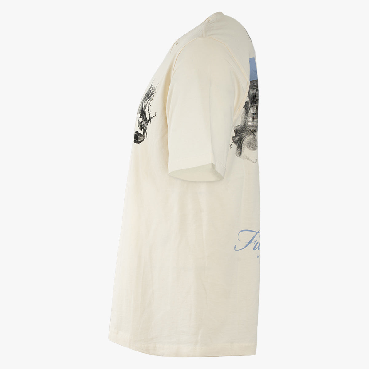 Filling Pieces T-Shirt met Backprint Off-White | Grammophone