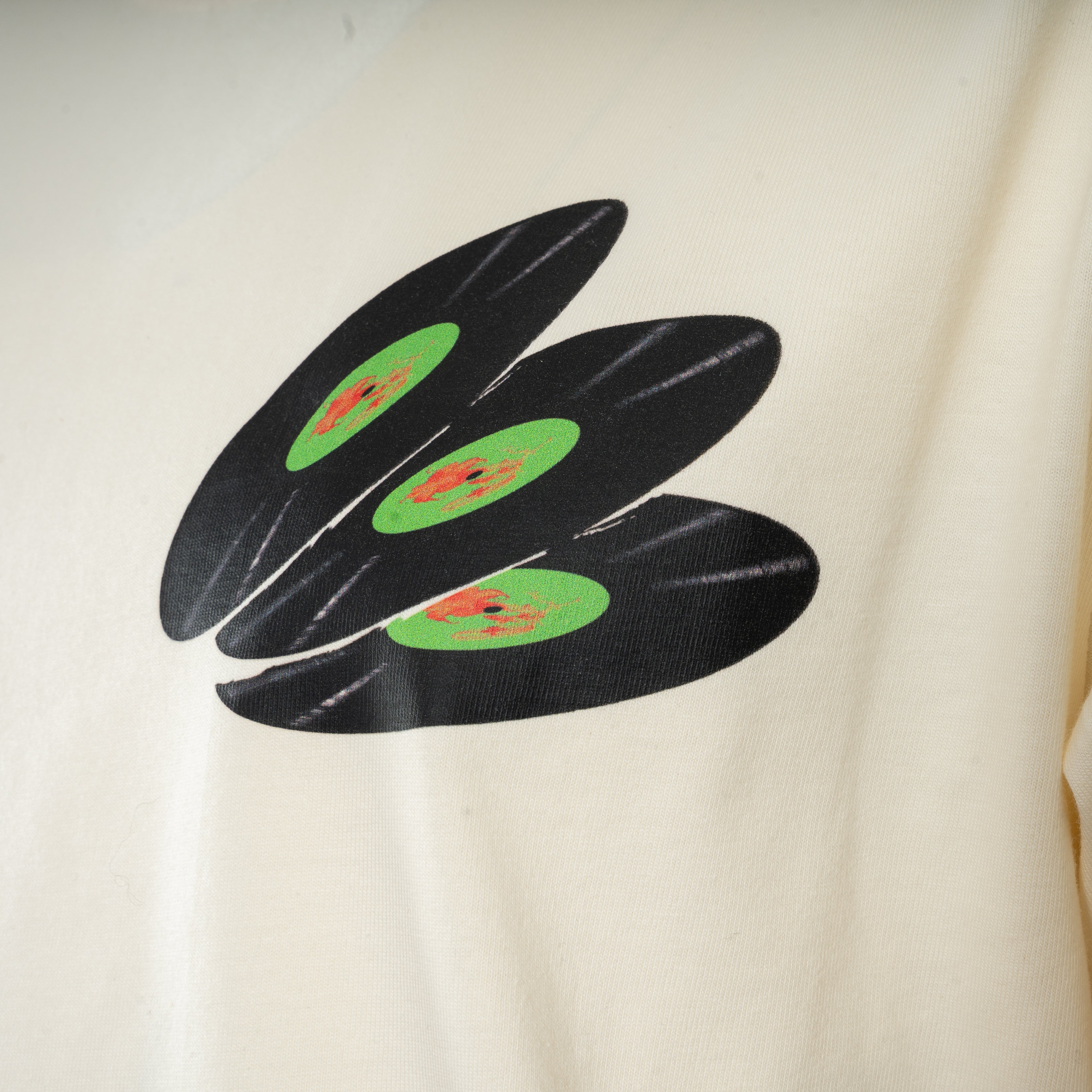 Filling Pieces T-Shirt met Backprint Off-White | DJ