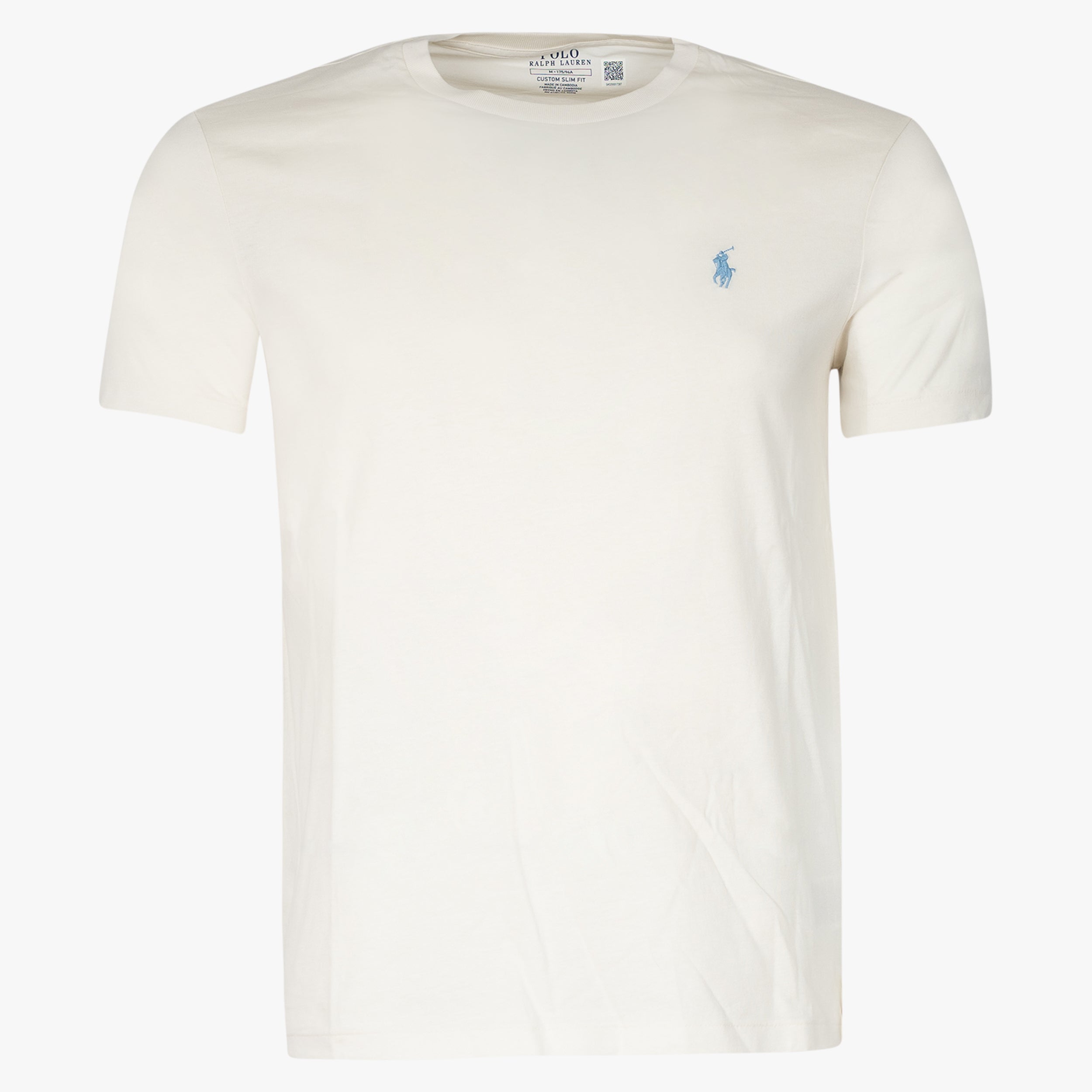 Ralph Lauren T-Shirt Crème | Custom Slim Fit