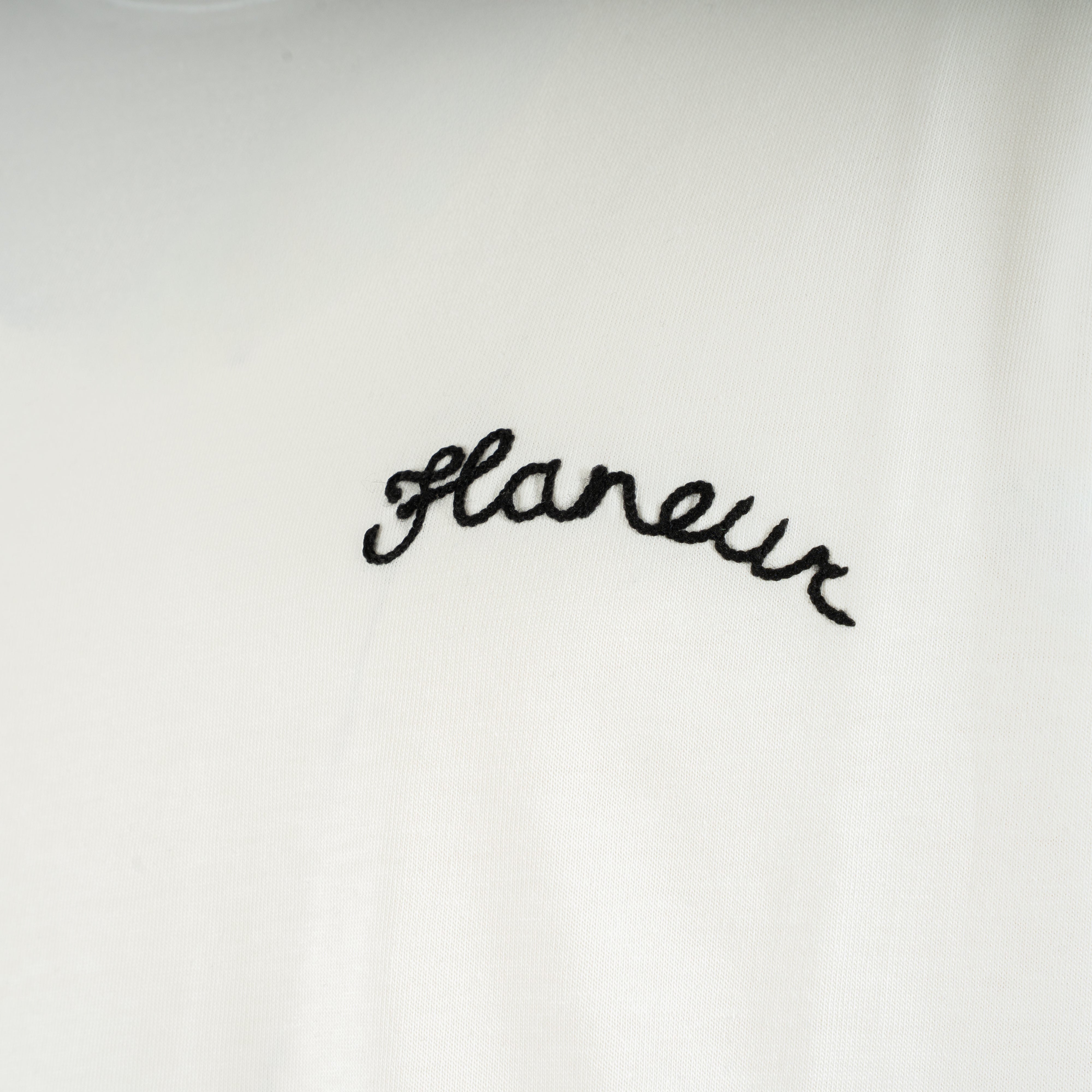 Flaneur T-Shirt Wit | Signature T-Shirt