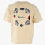 Bram's Fruit T-Shirt met Backprint Beige | Flora T-Shirt