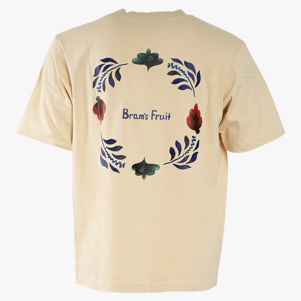 Bram's Fruit T-Shirt met Backprint Beige | Flora T-Shirt