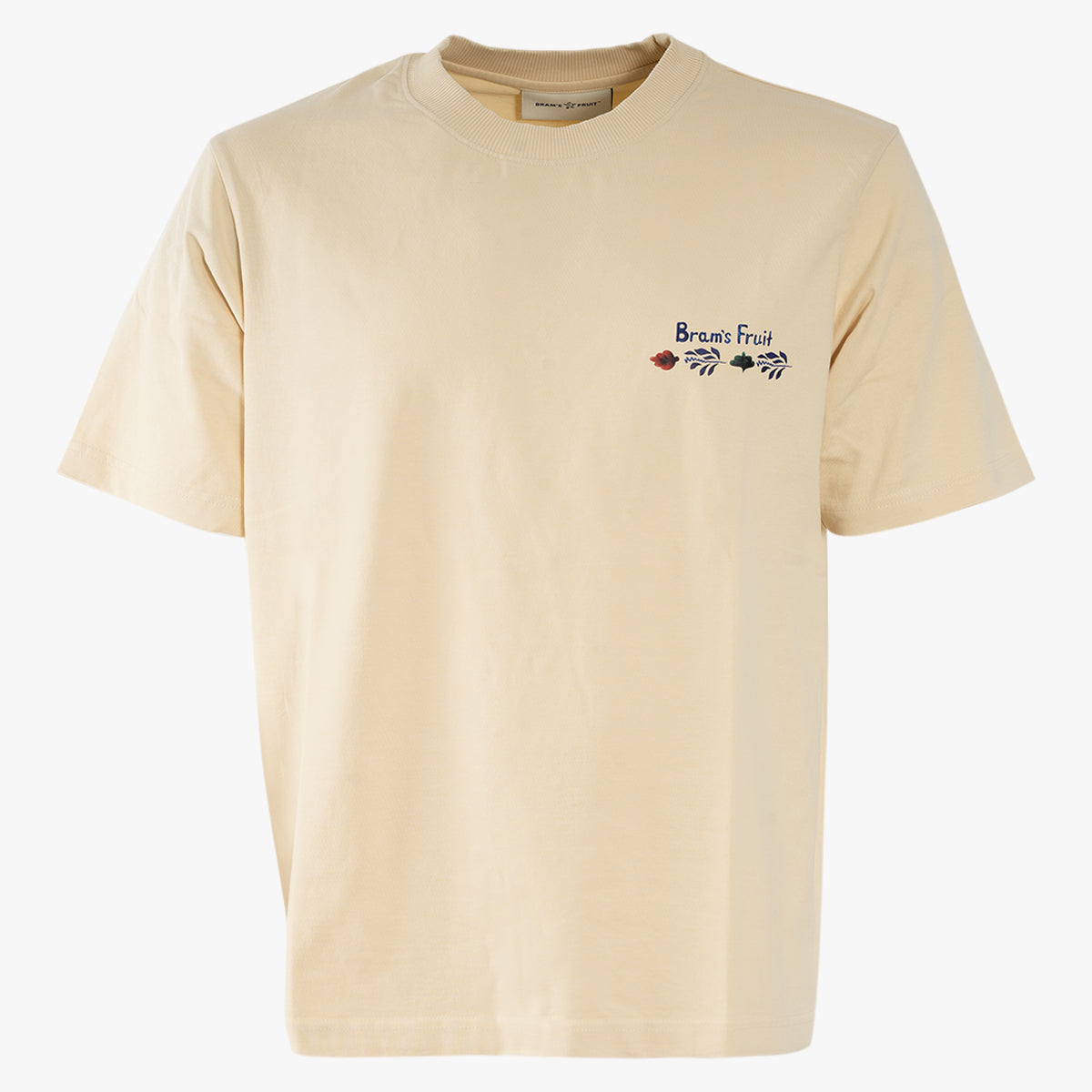 Bram's Fruit T-Shirt met Backprint Beige | Flora T-Shirt