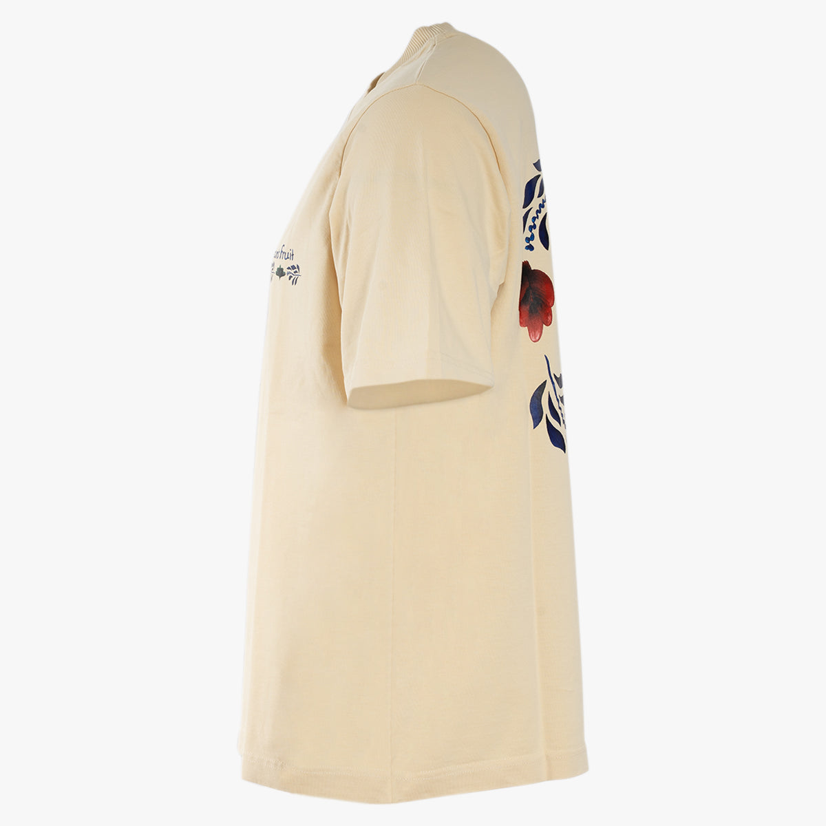 Bram's Fruit T-Shirt met Backprint Beige | Flora T-Shirt
