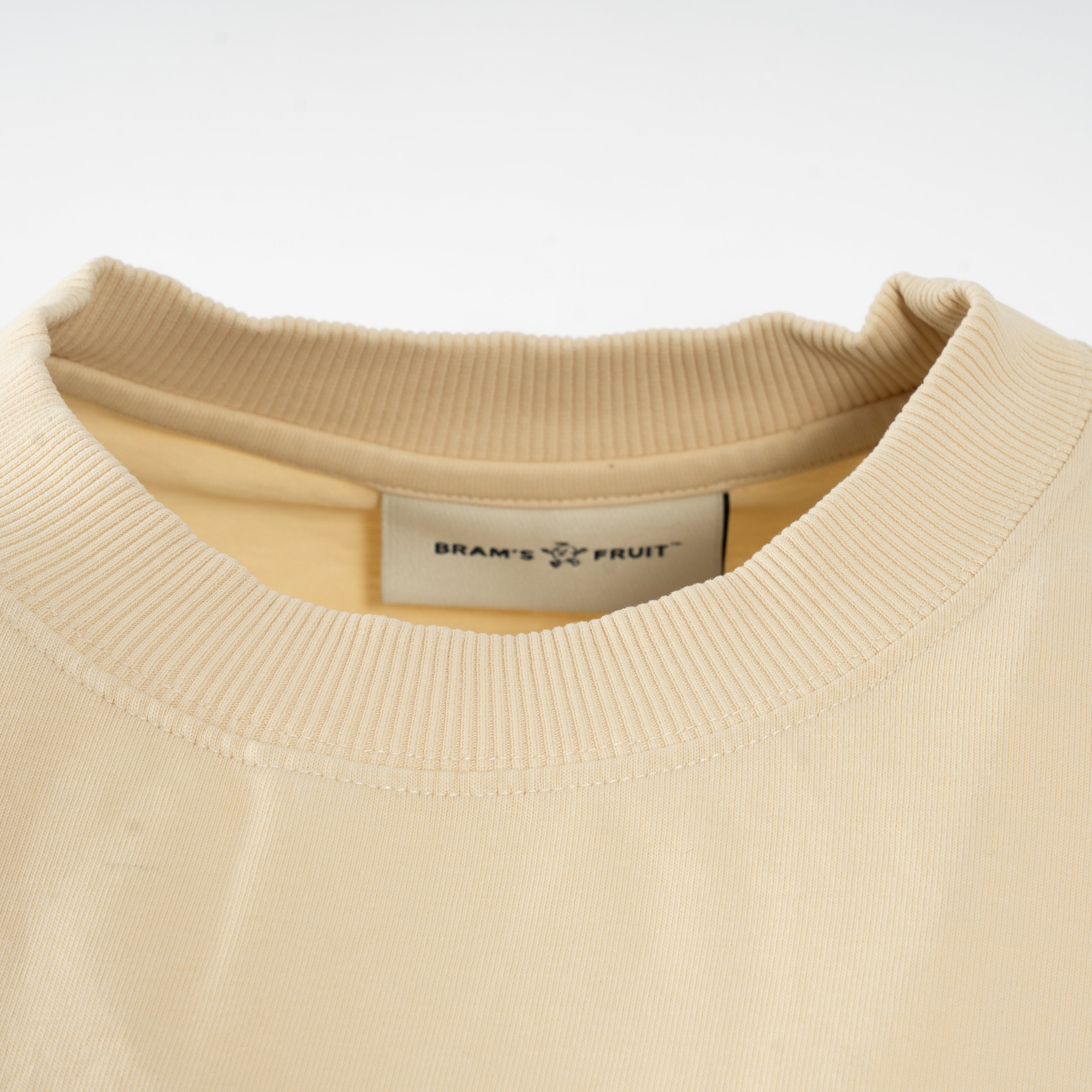 Bram's Fruit T-Shirt met Backprint Beige | Flora T-Shirt