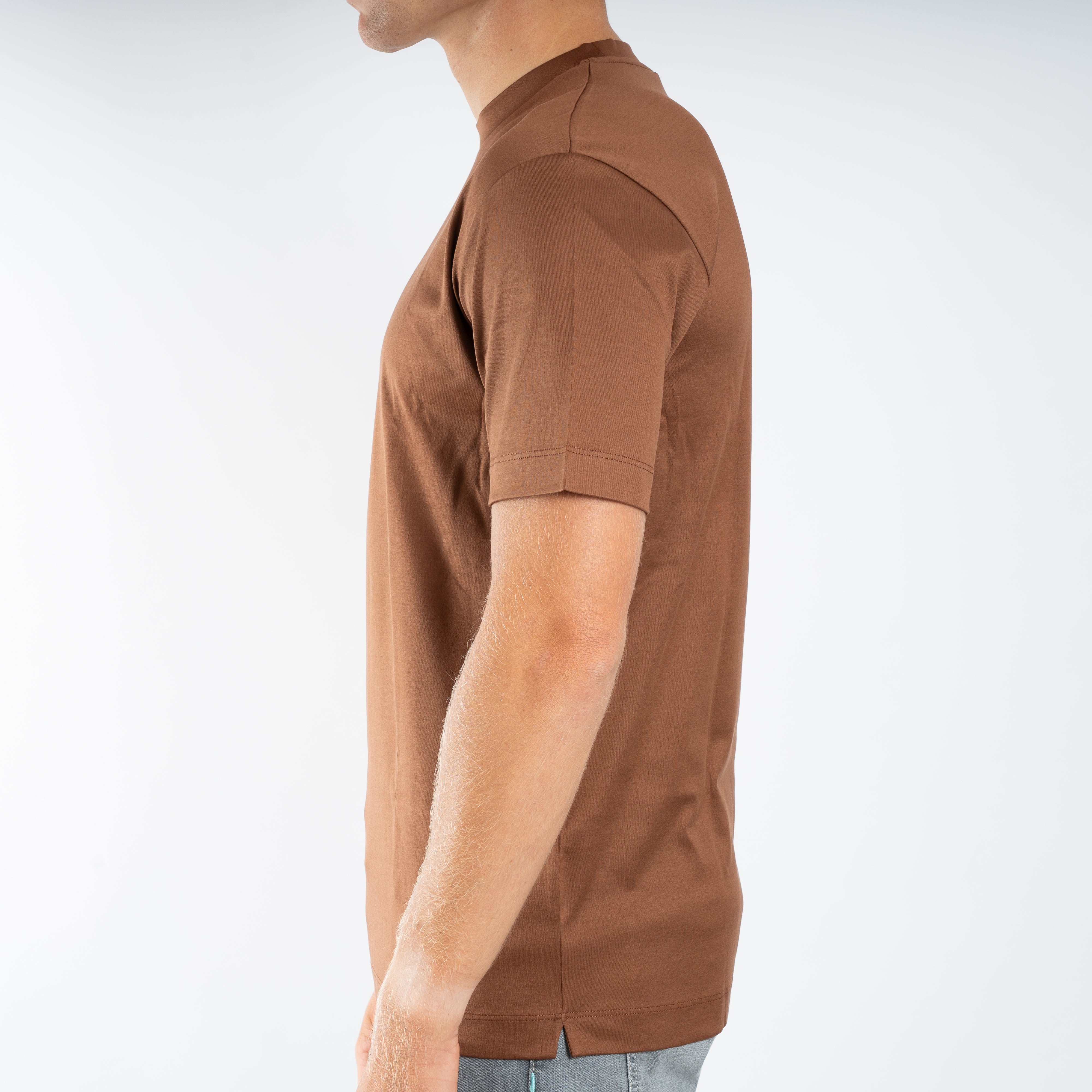 Valenza T-Shirt Brique | Interlock Supima Cotton