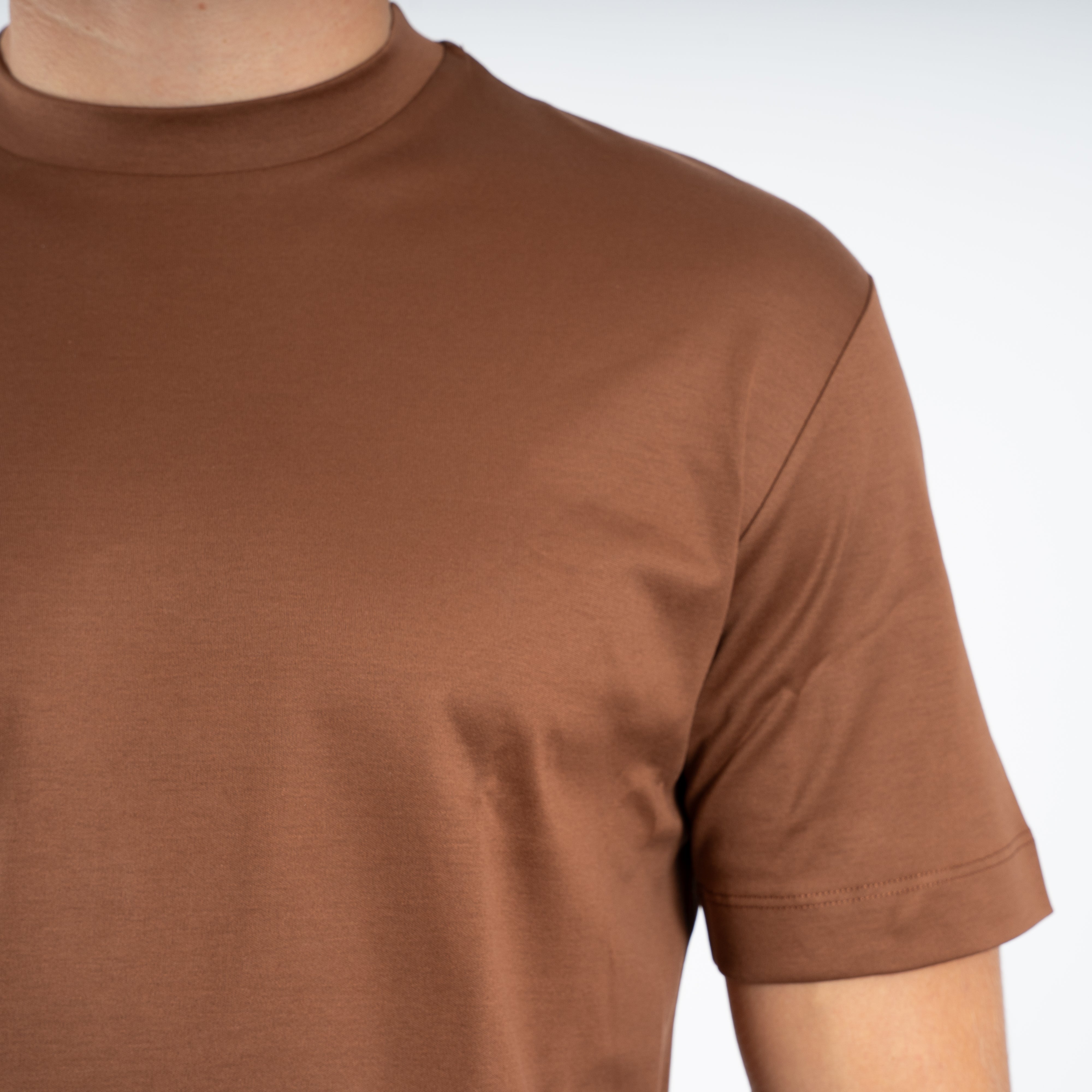 Valenza T-Shirt Brique | Interlock Supima Cotton
