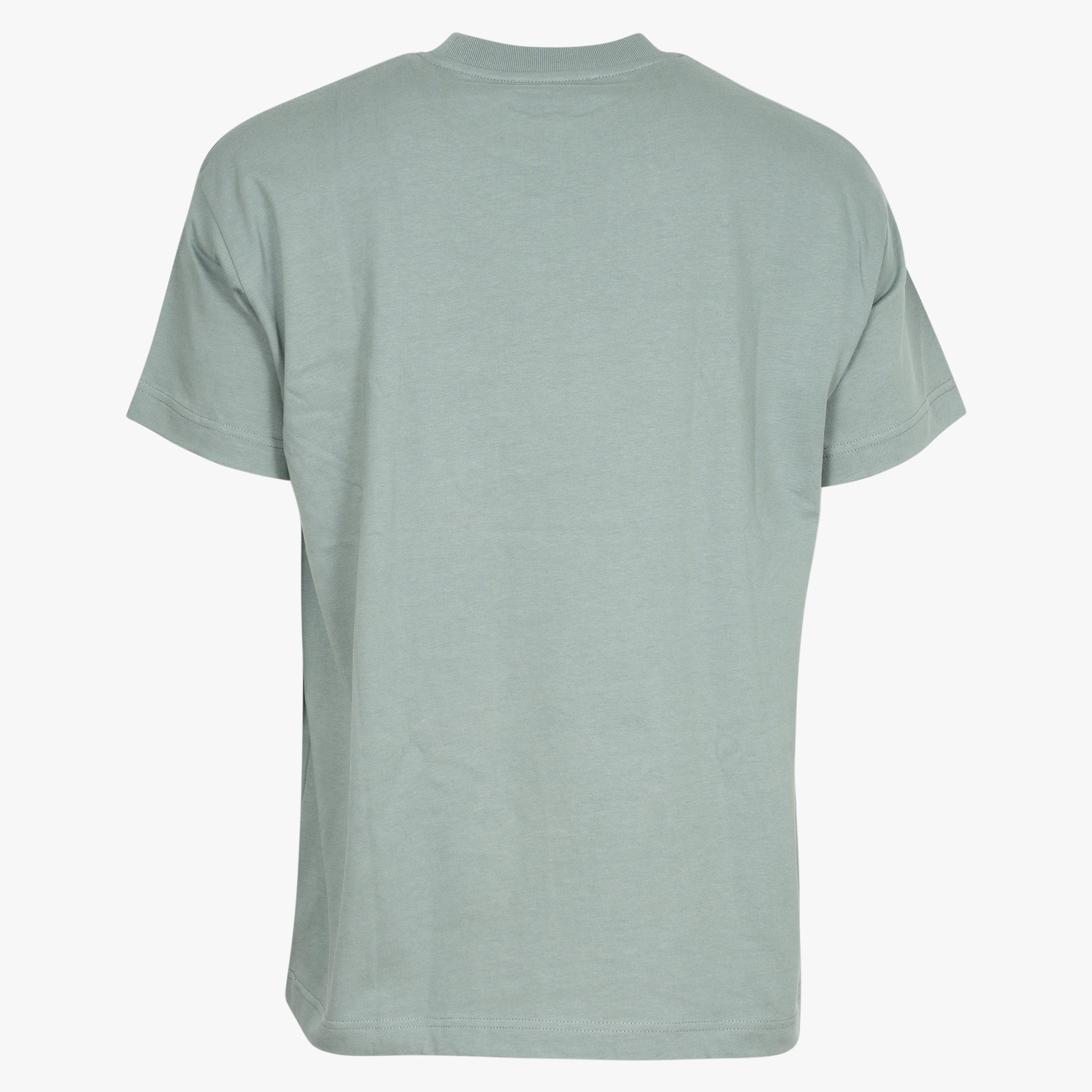 Flaneur T-Shirt Groen | Printed Logo T-Shirt