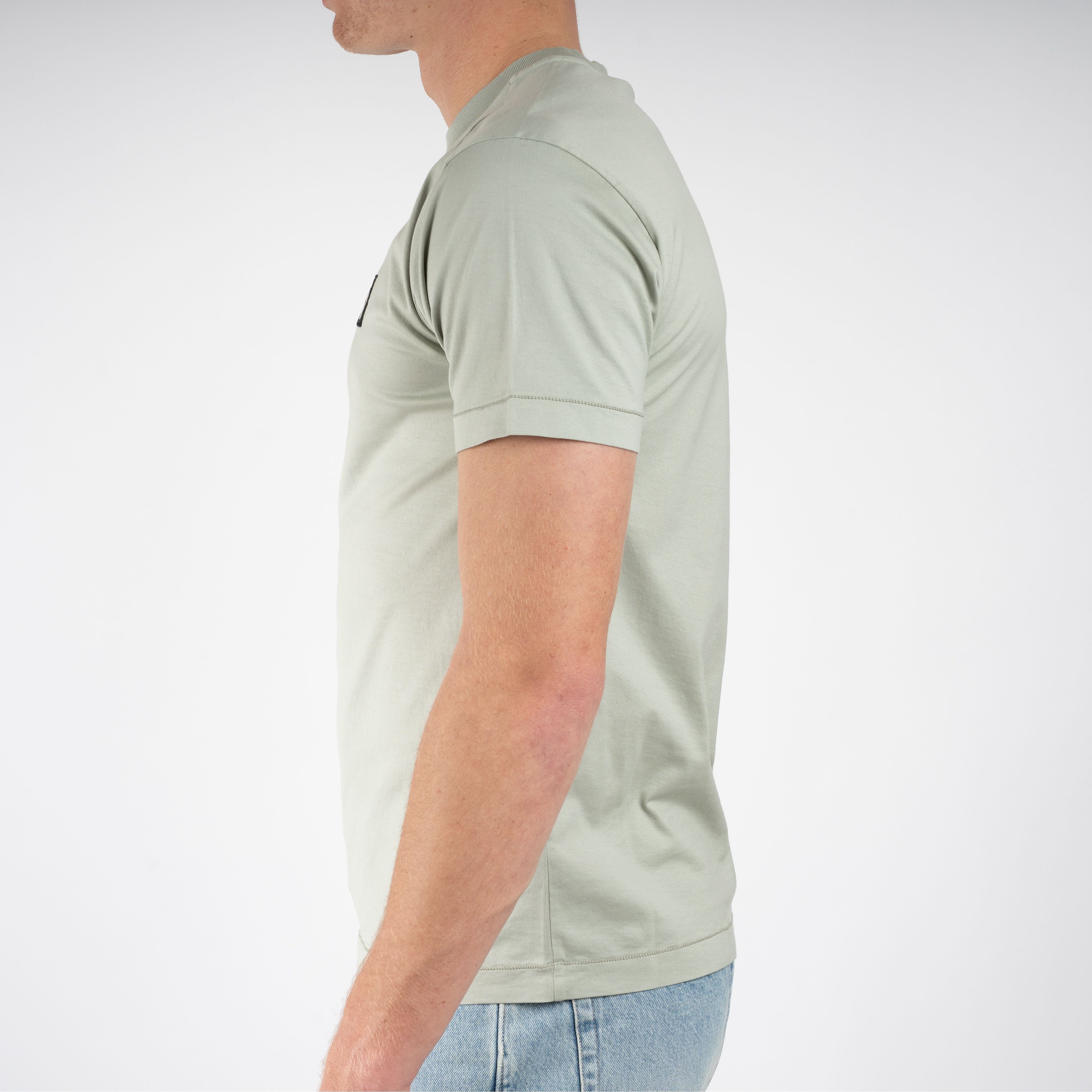 Stone Island T-Shirt Lichtgroen | 60/2 Cotton Jersey