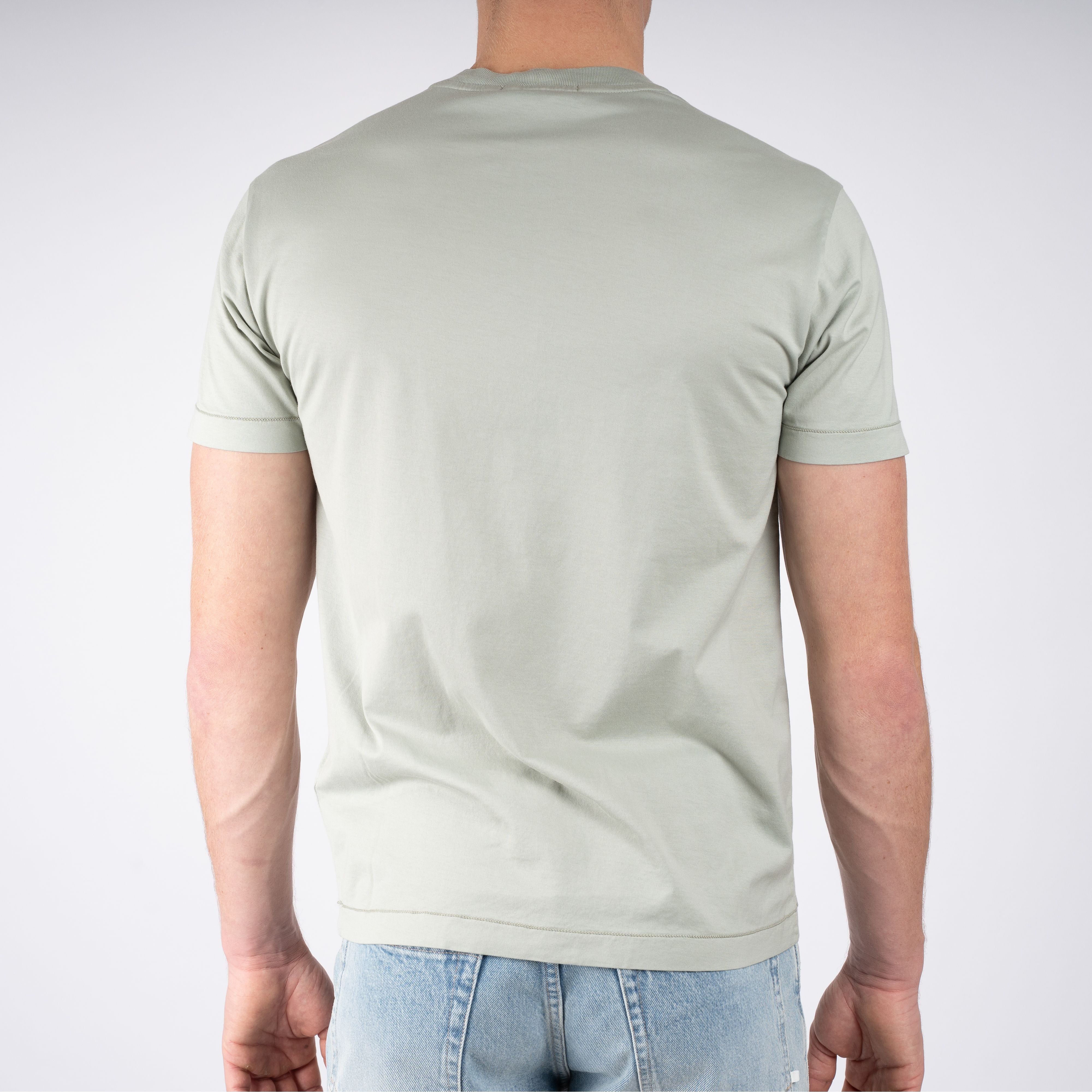 Stone Island T-Shirt Lichtgroen | 60/2 Cotton Jersey