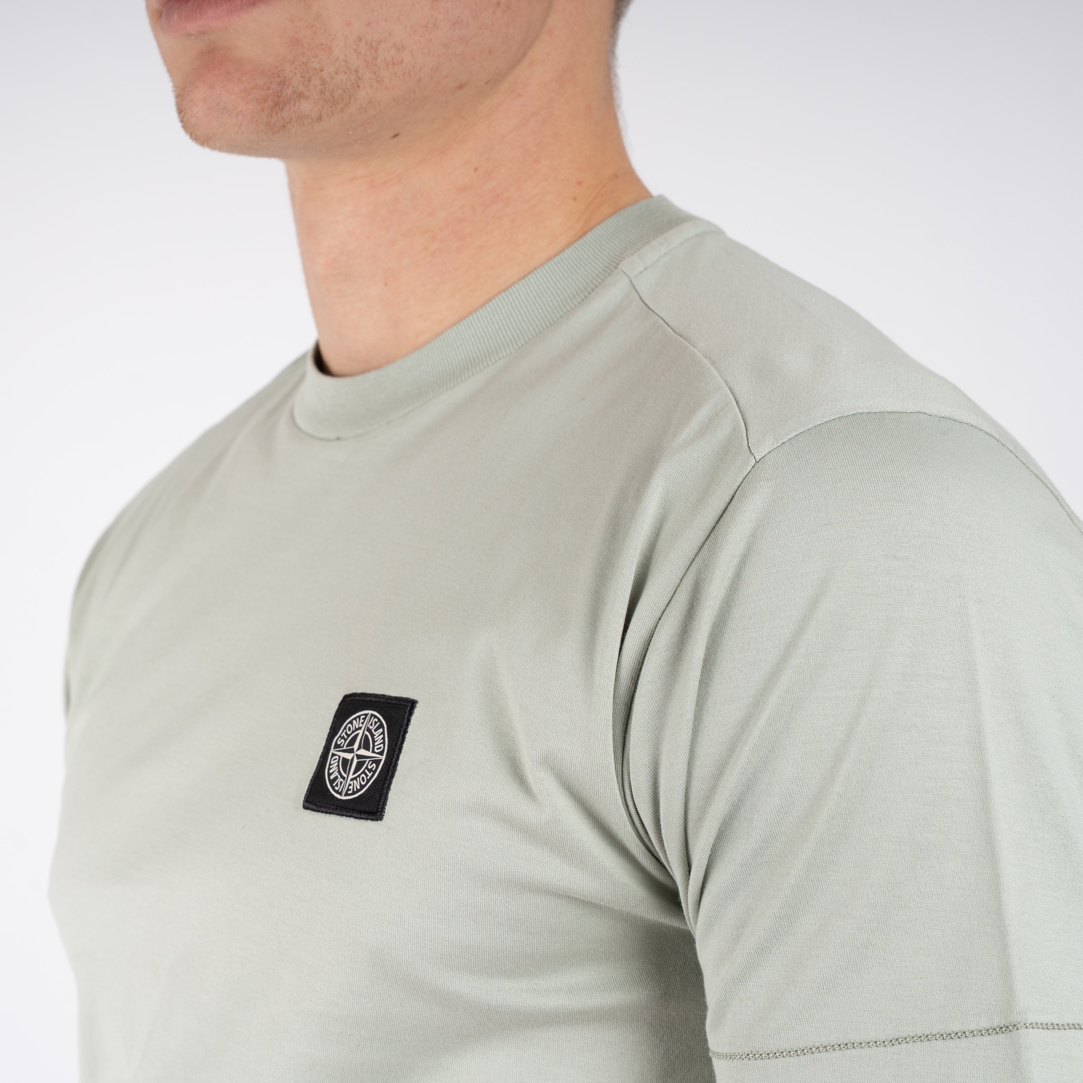 Stone Island T-Shirt Lichtgroen | 60/2 Cotton Jersey