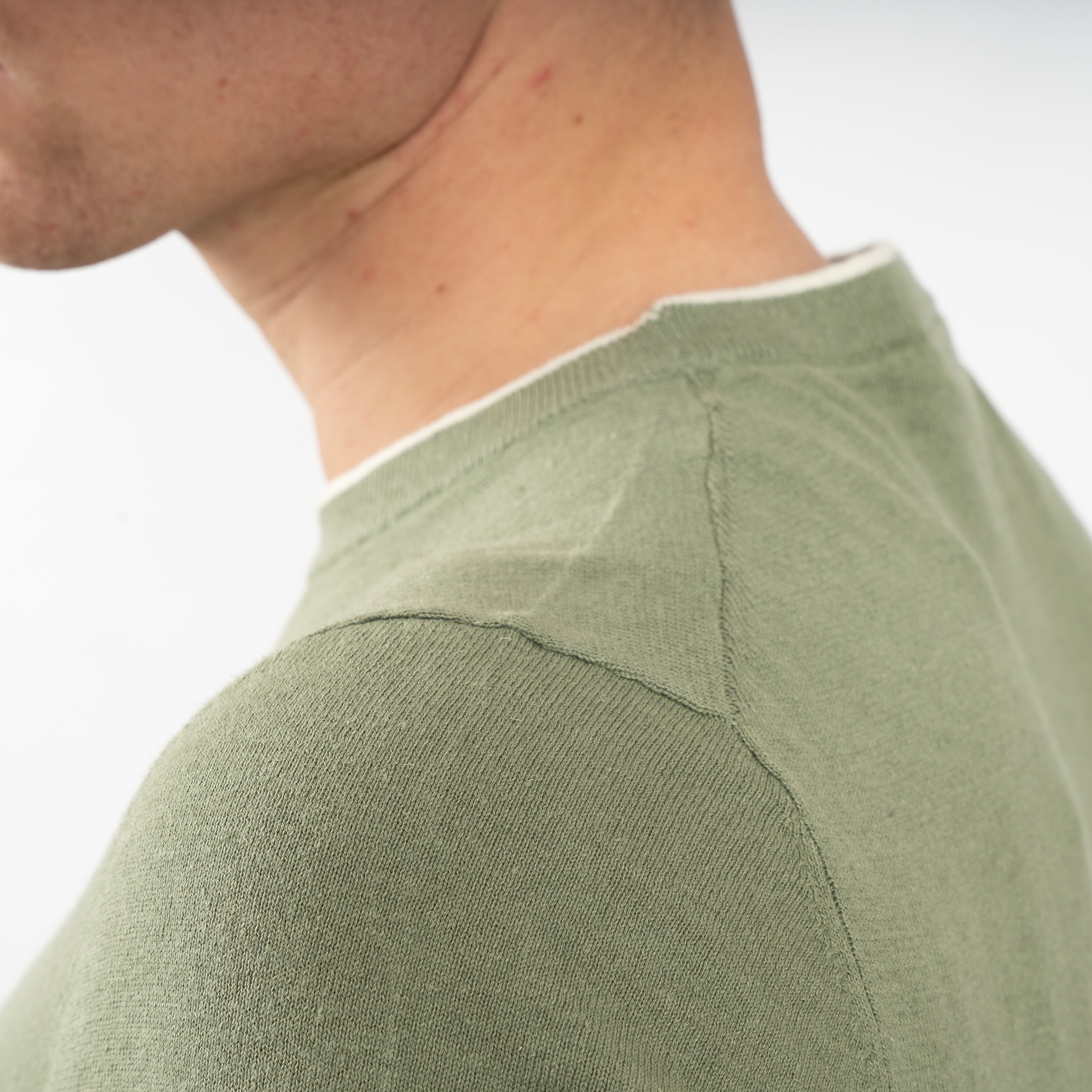 SEVEN DIALS Linnen T-Shirt Groen | Bennett