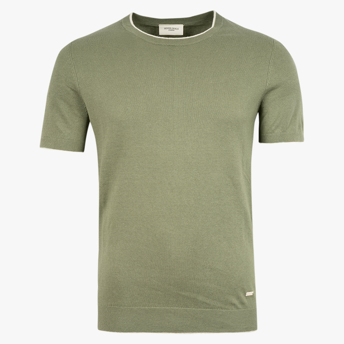 SEVEN DIALS Linnen T-Shirt Groen | Bennett