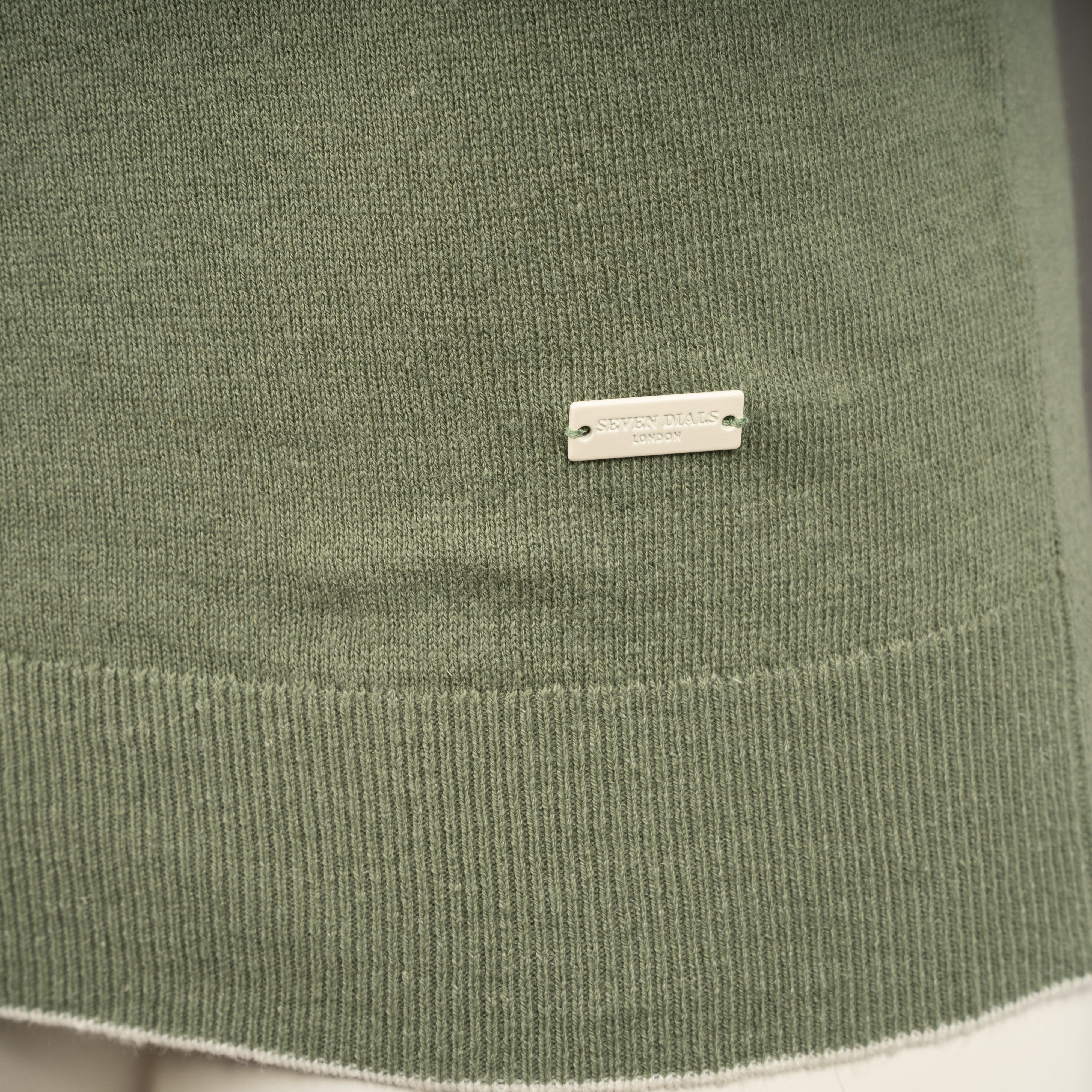 SEVEN DIALS Linnen T-Shirt Groen | Bennett