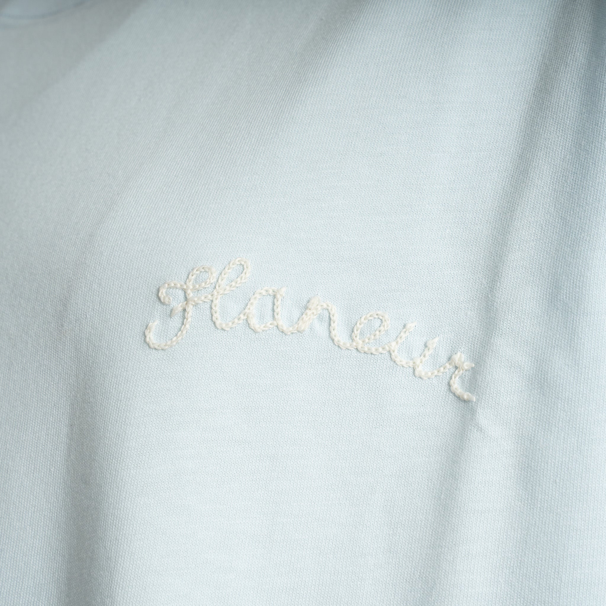 Flaneur T-Shirt Lichtblauw | Signature