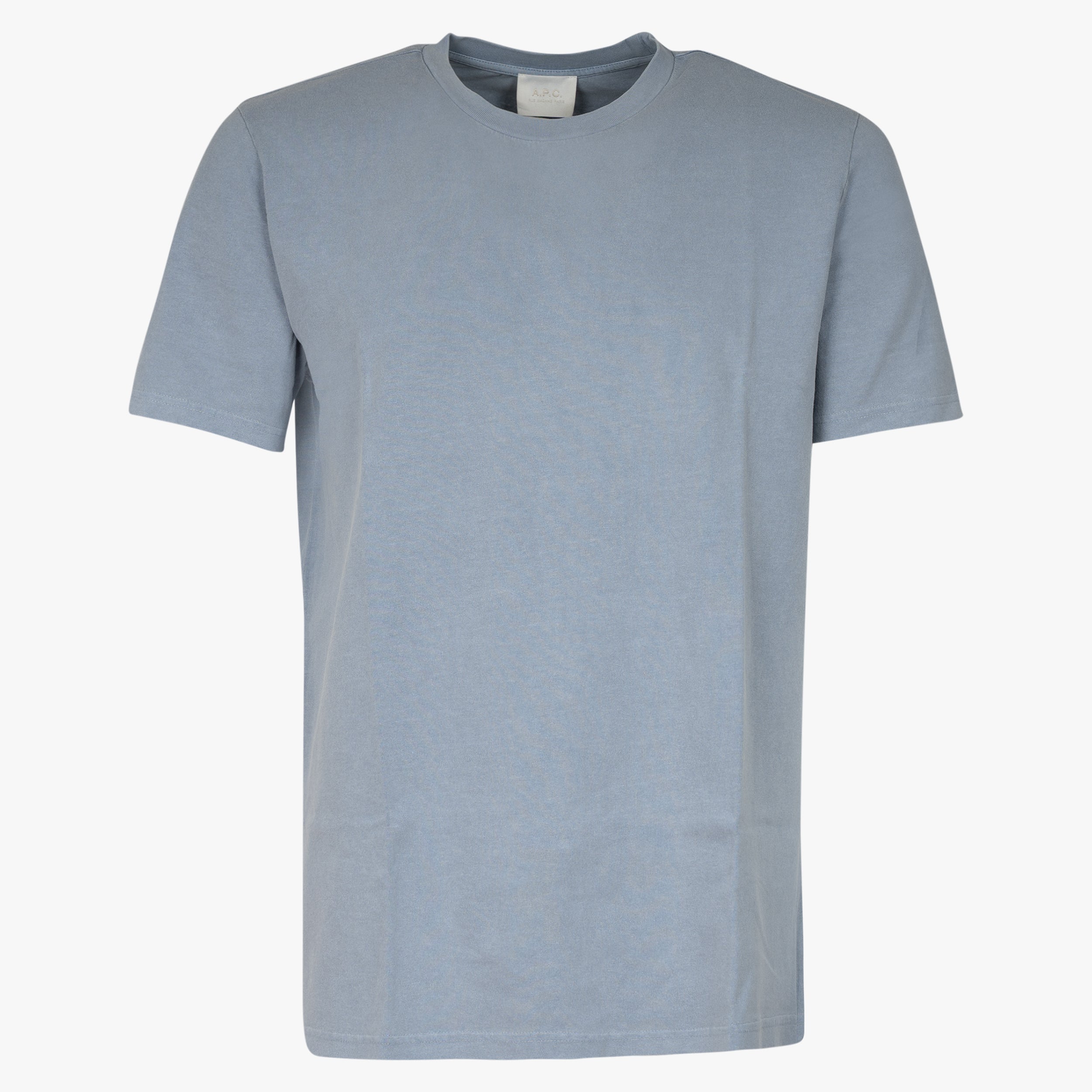A.P.C. T-Shirt Backprint Lichtblauw | Printemps 26