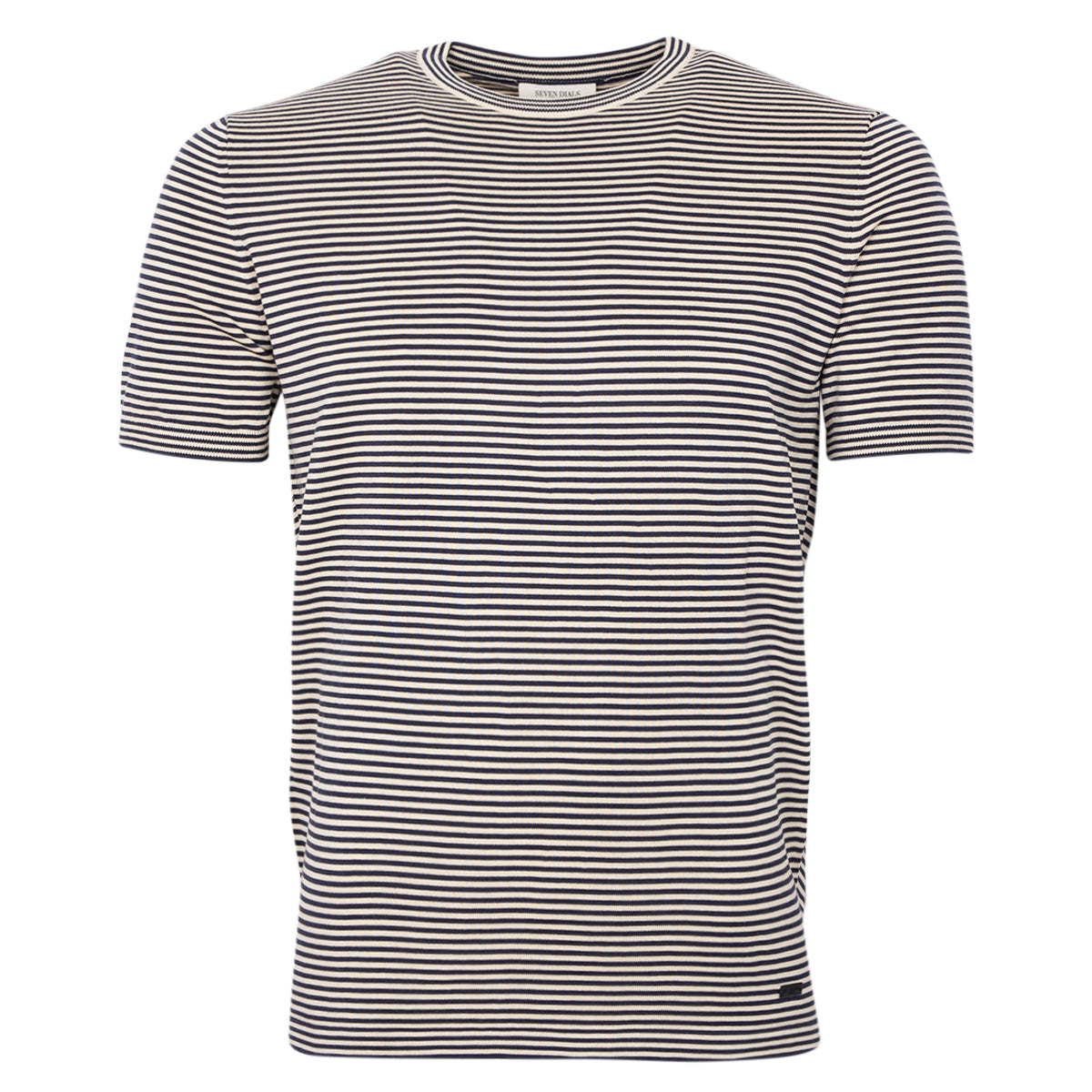 SEVEN DIALS T-shirt BLAUW WIT | Charsly