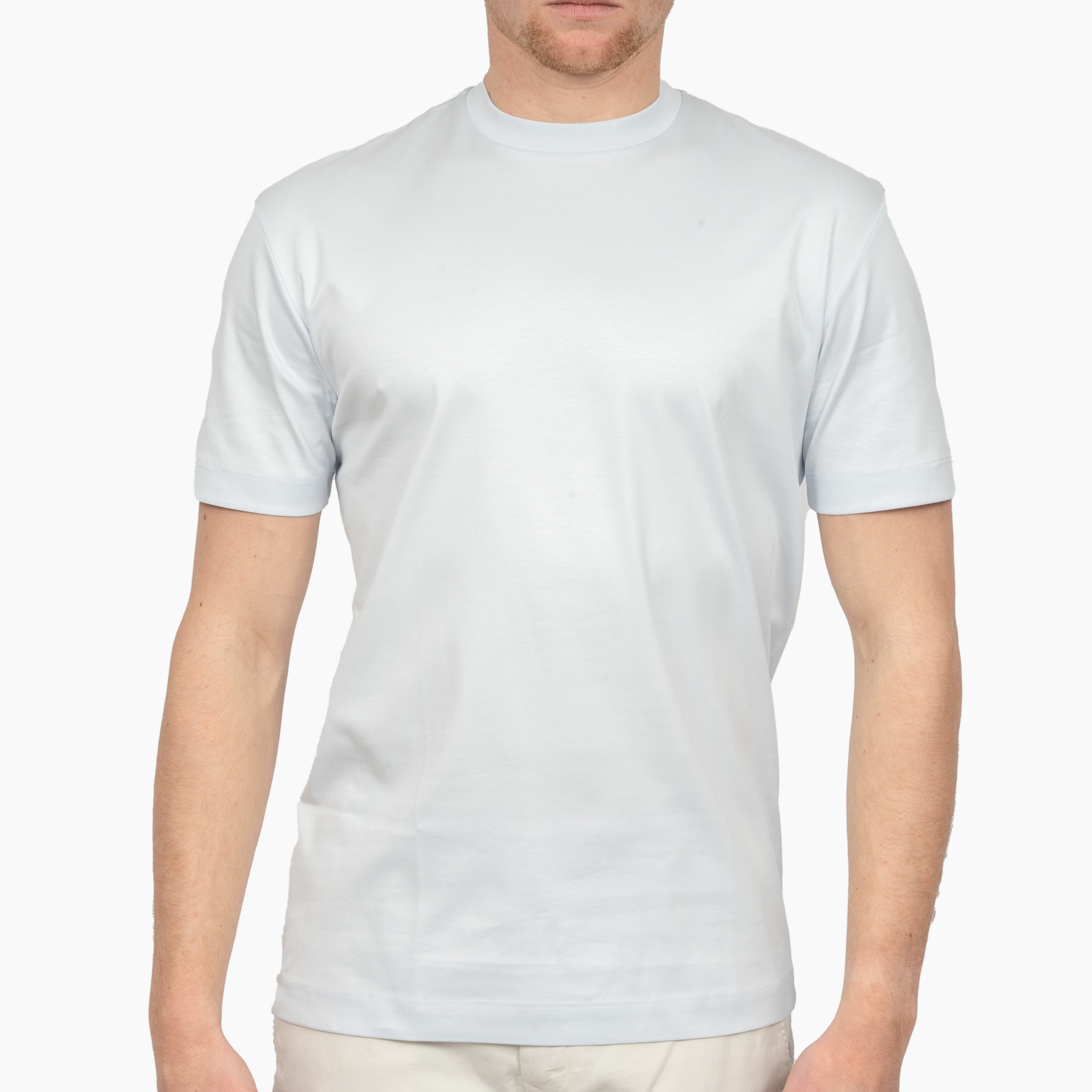 Valenza T-Shirt Hemels Blauw | Interlock Supima Cotton