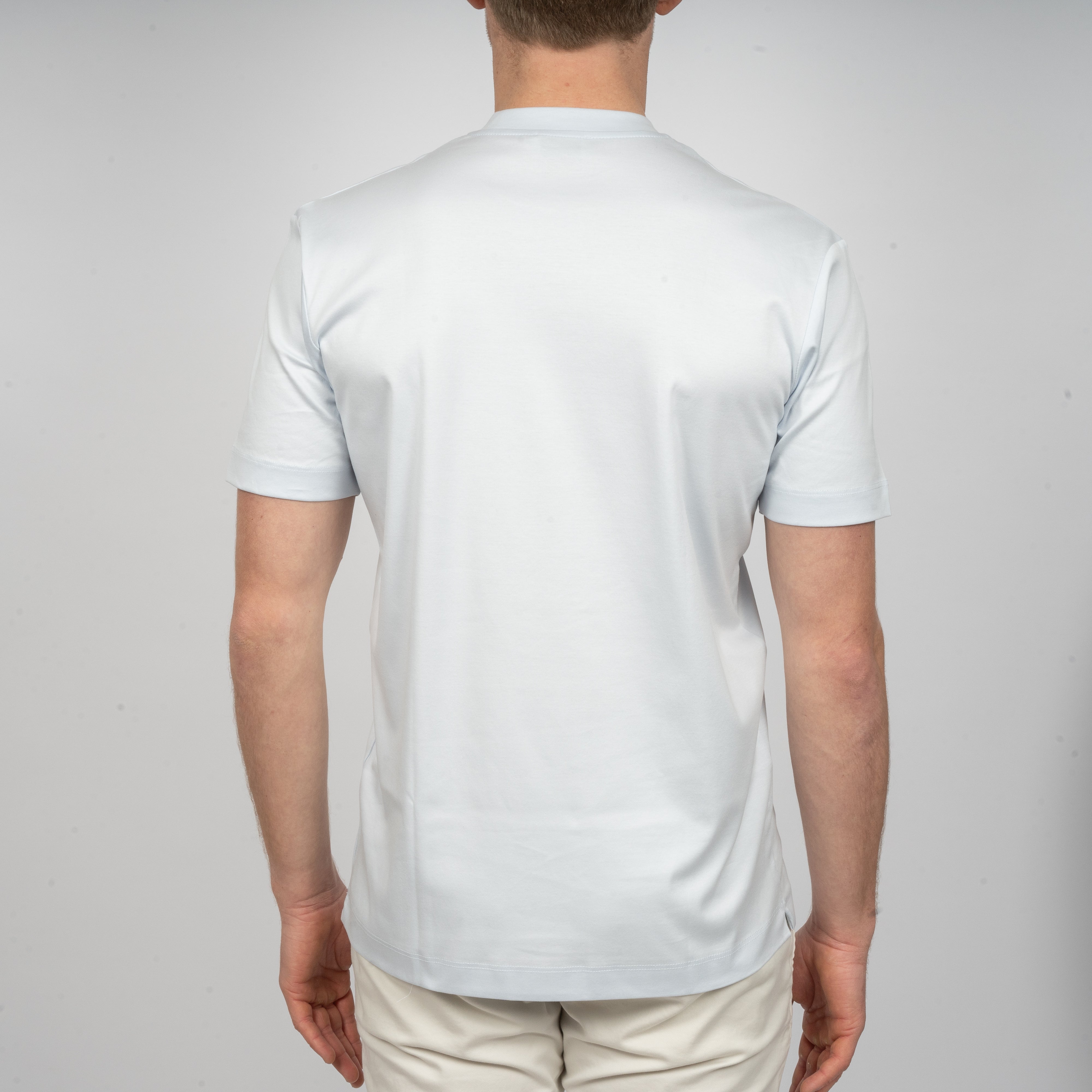 Valenza T-Shirt Hemels Blauw | Interlock Supima Cotton