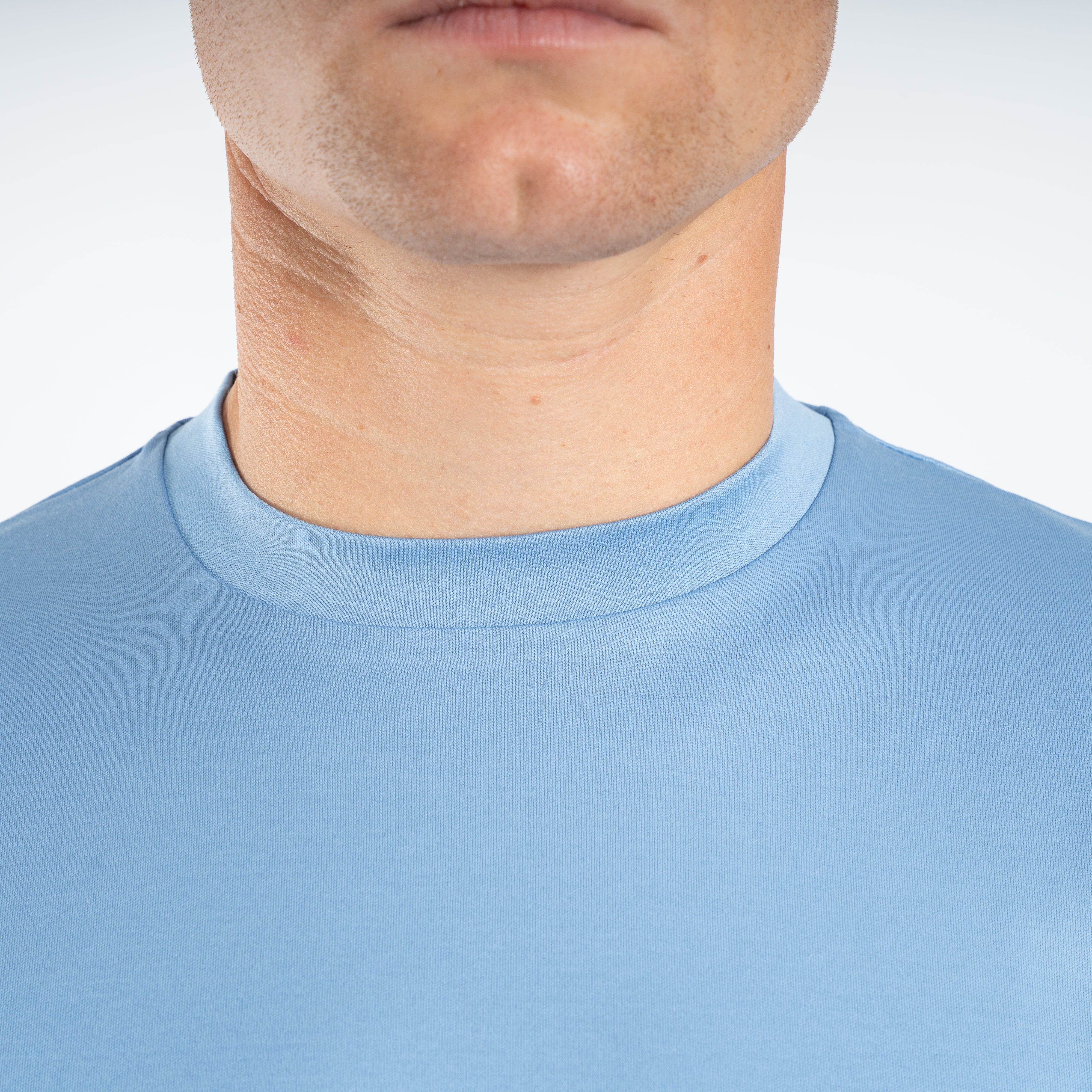 Valenza T-Shirt Lichtblauw | Interlock Supima Cotton