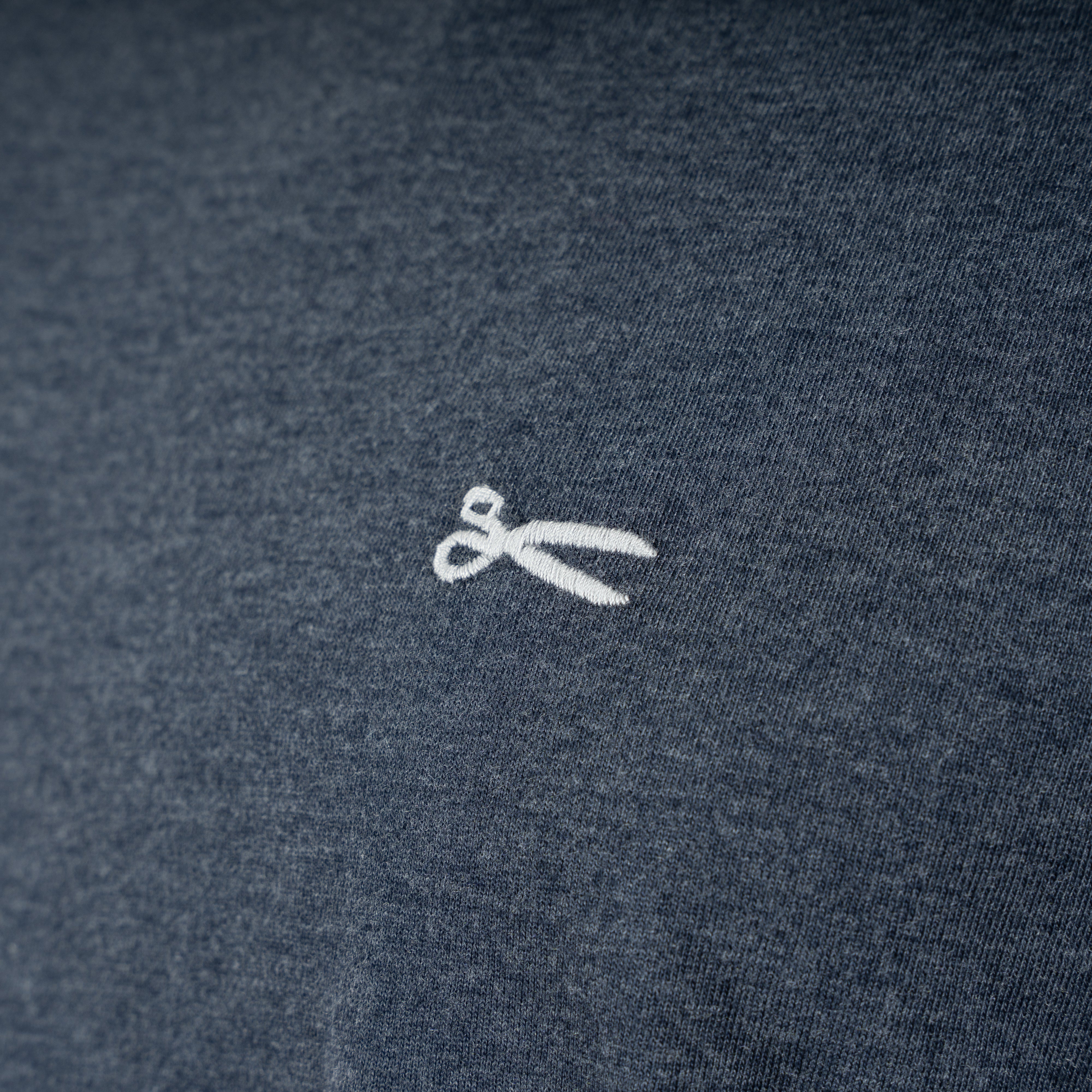 Denham T-Shirt Blauw | Scissor Tee