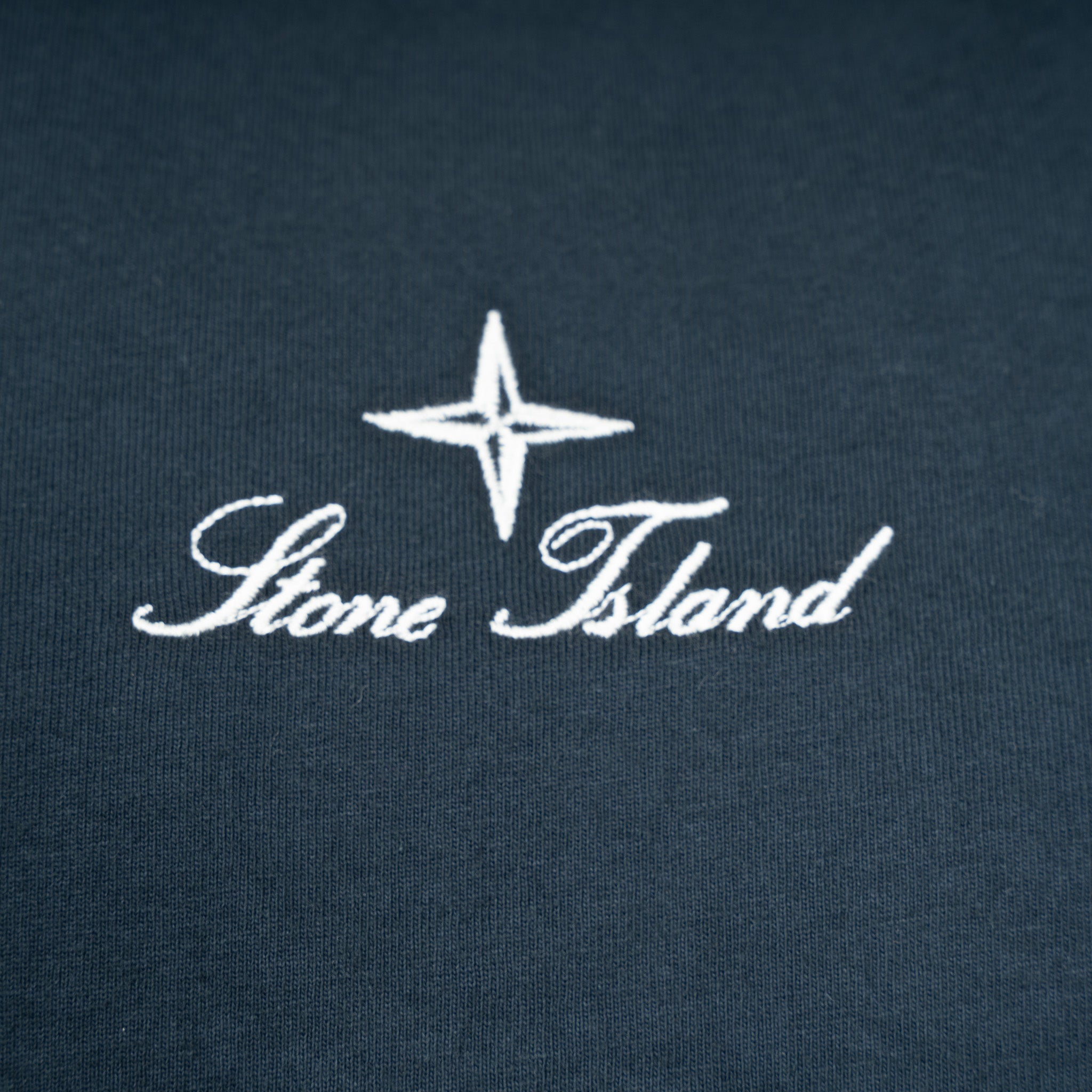 Stone Island T-Shirt Backprint Blauw | Multiaxial_Sashiko