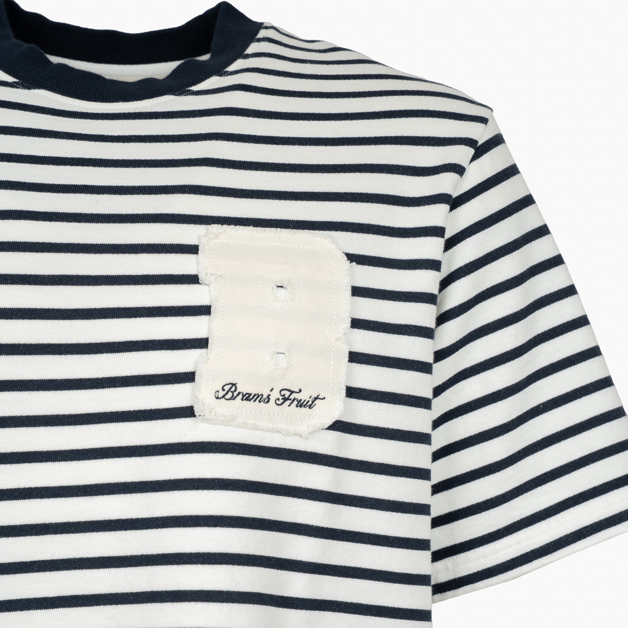 Bram's Fruit T-Shirt Blauw Gestreept | Varsity Striped