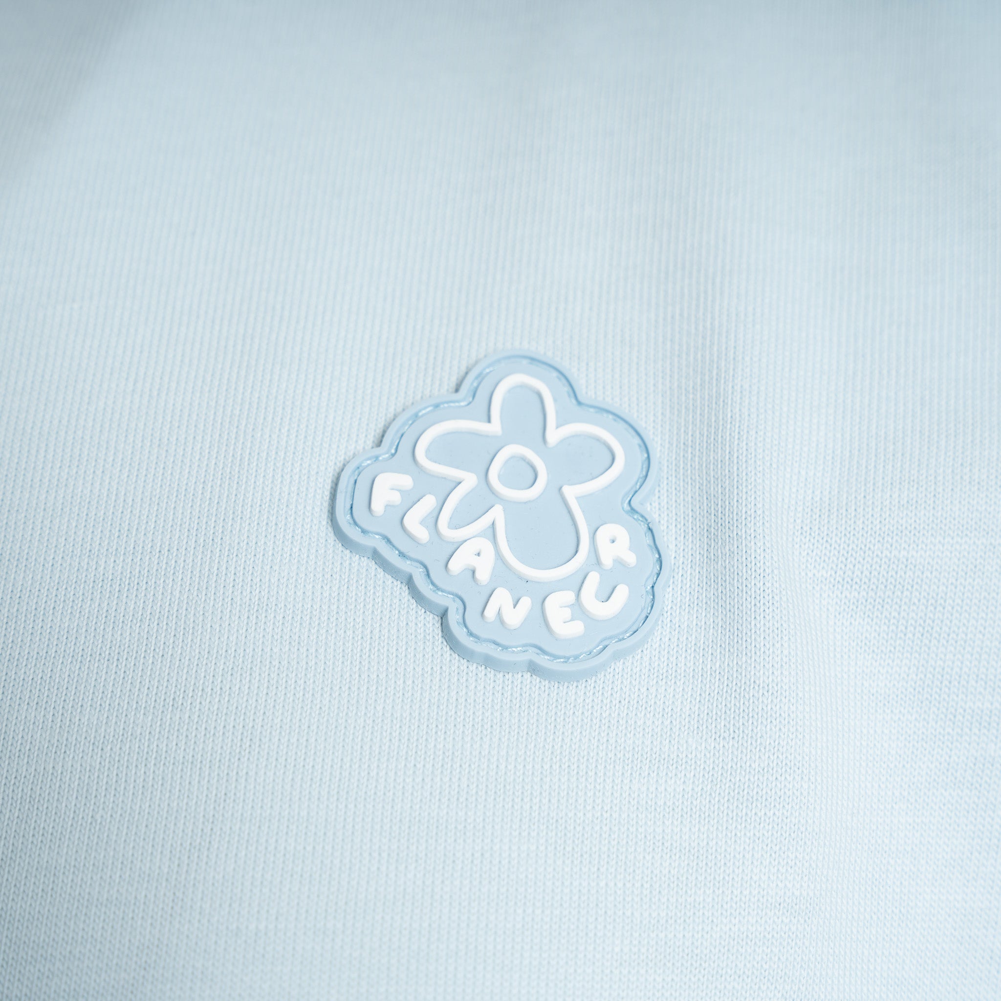 Flaneur T-Shirt Lichtblauw | Rubber Blossom