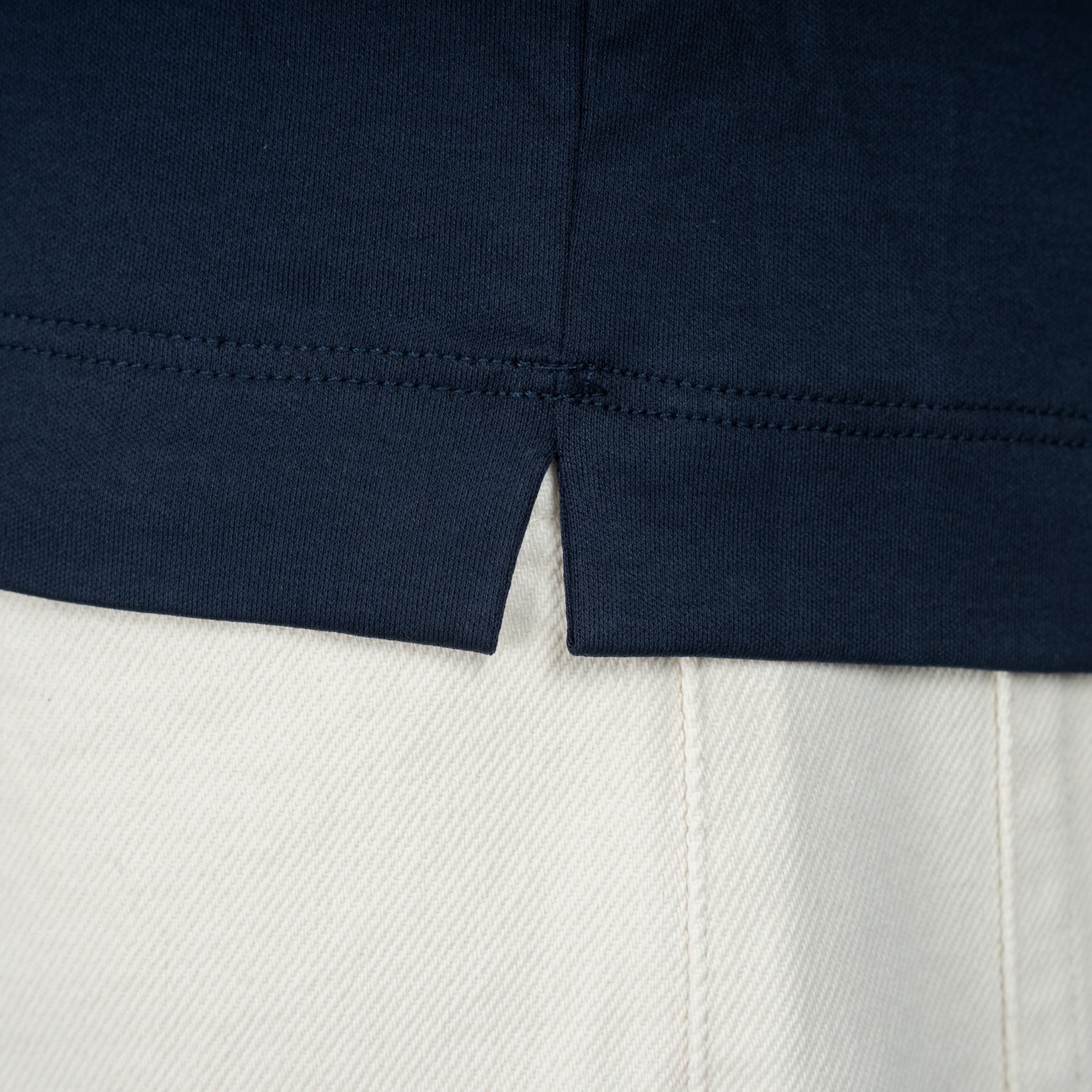 Valenza T-Shirt Blauw | Interlock Supima Oversized